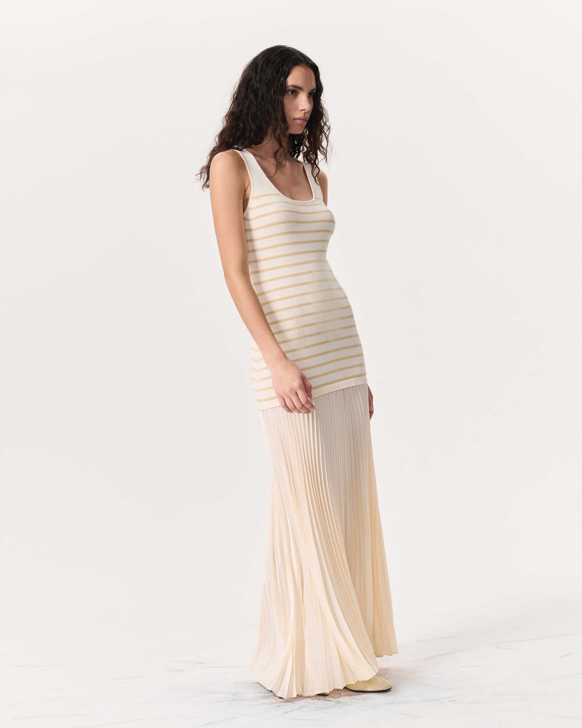 Millie Striped Tank Maxi Dress - 4