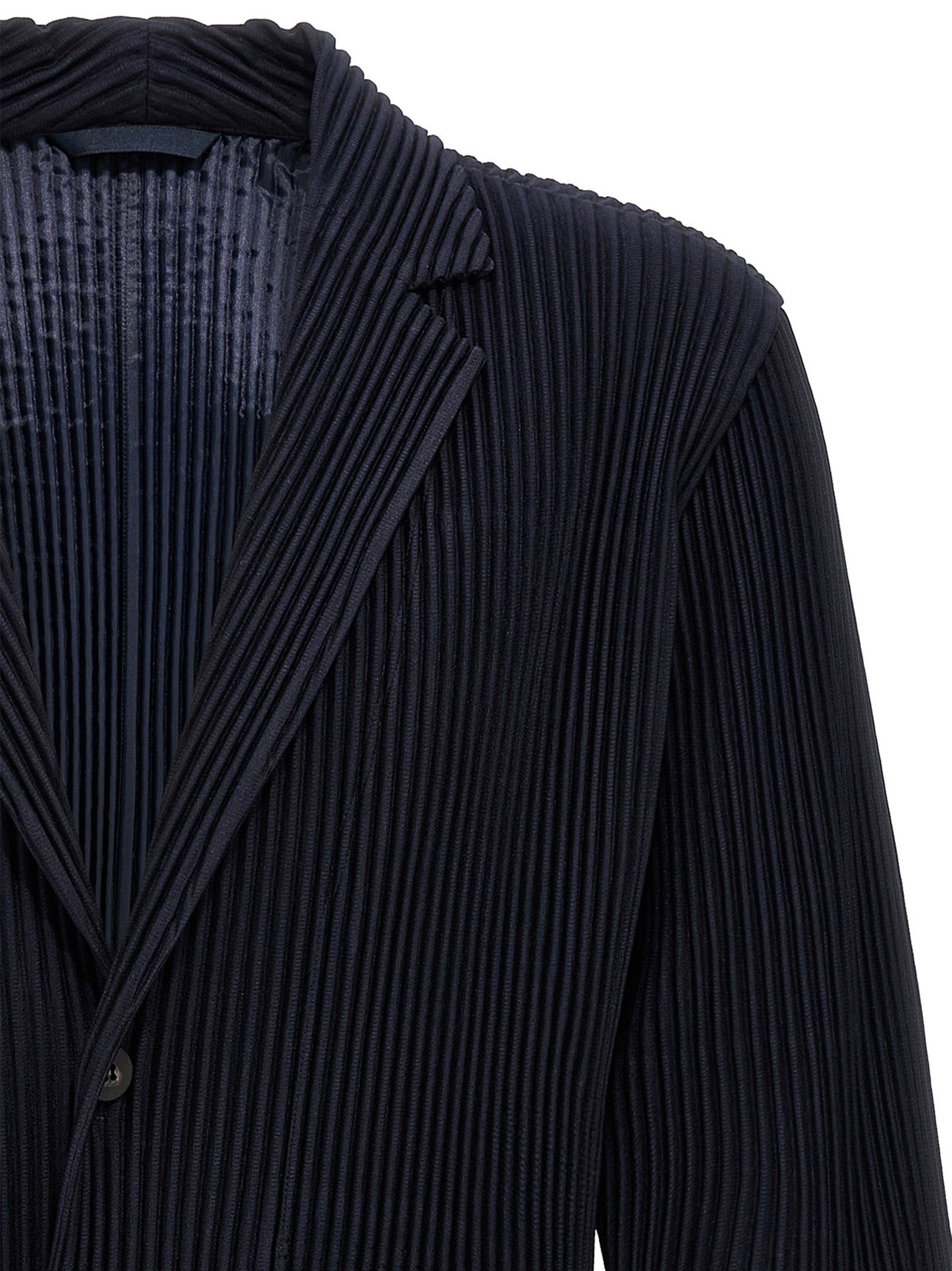 Homme Plisse' Issey Miyake Men Single-Breasted Pleated Blazer - 3