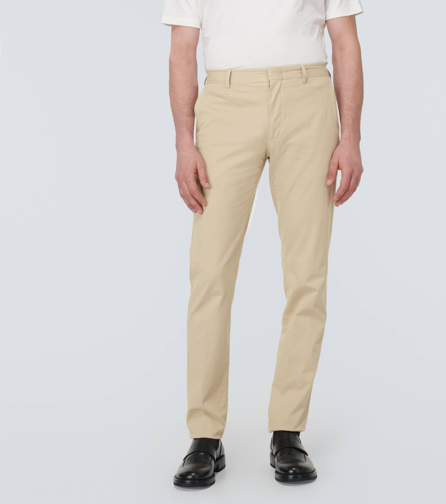 Cotton-blend chinos - 3