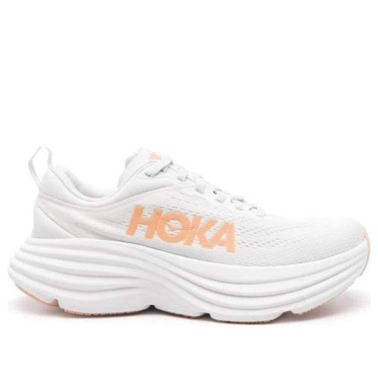 (WMNS) HOKA ONE ONE Bondi 8 'White Cantaloupe' 1127952-WLP - 2