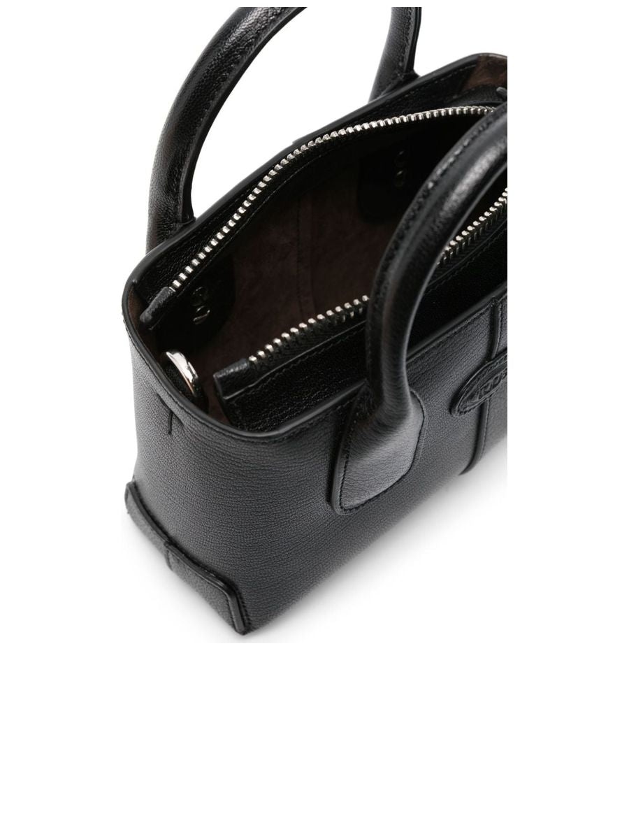 Tods Smooth Grain Textured Shoulder Bag - 3