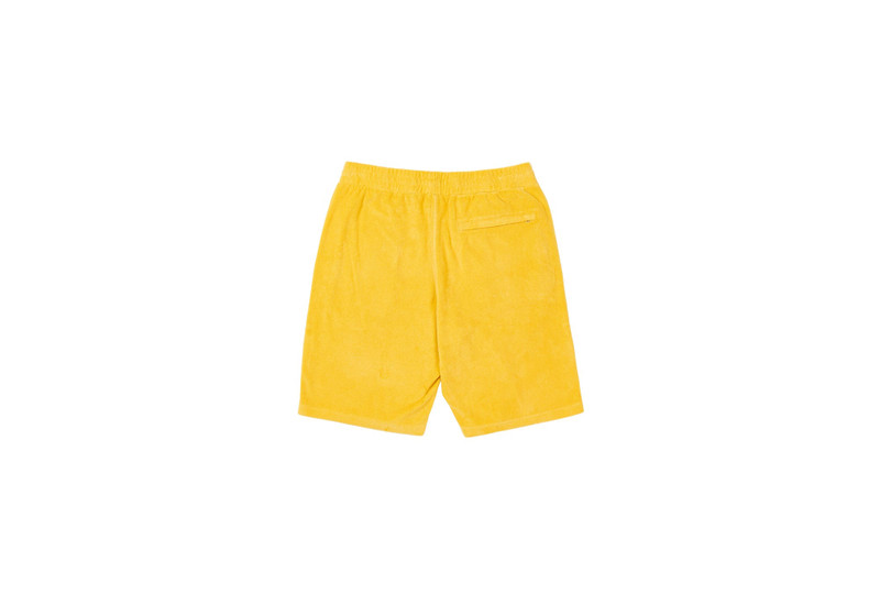 PALACE TOWELLING SHORTS YELLOW outlook
