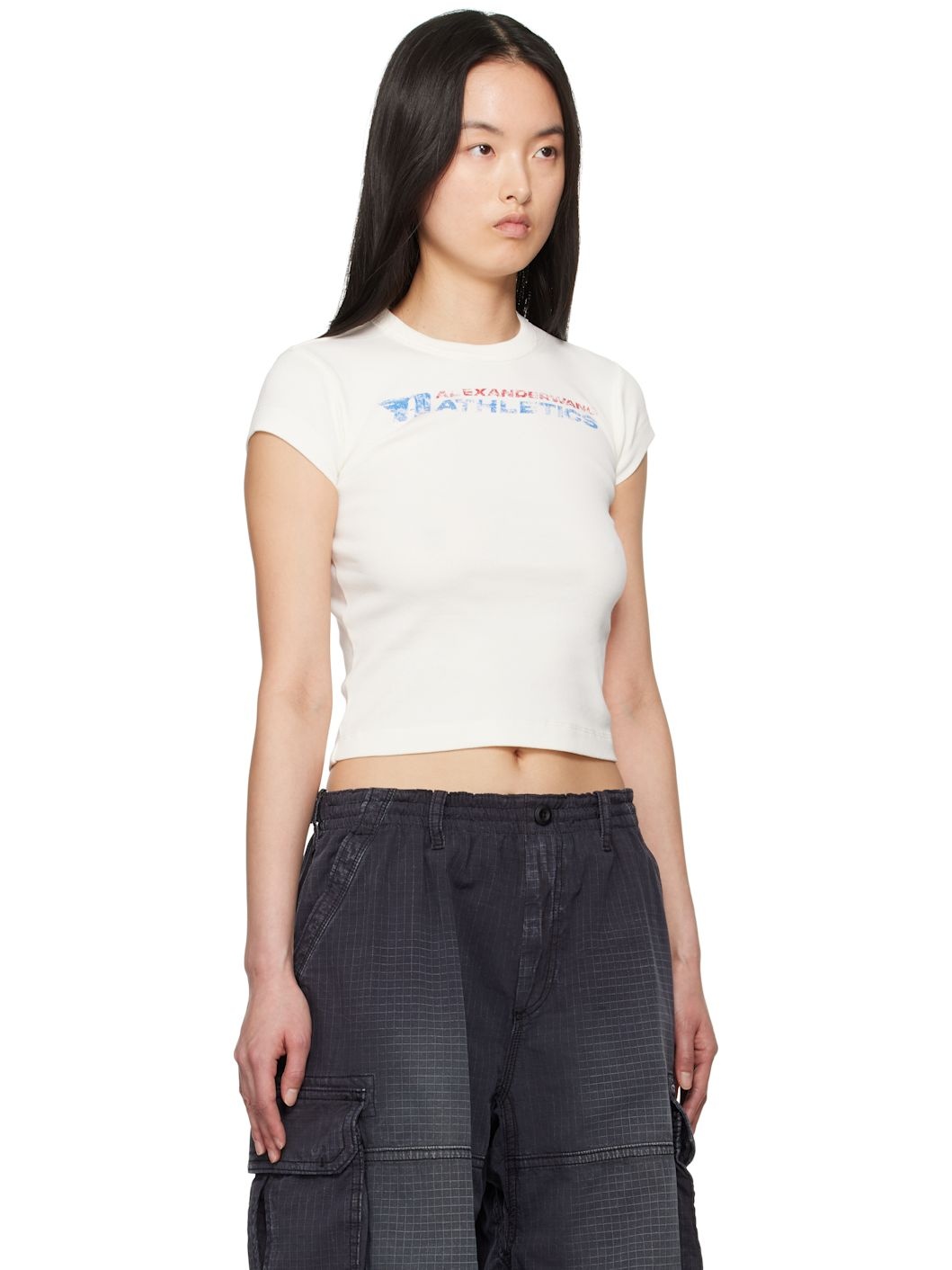 Off-White Distressed Logo T-shirt - 2