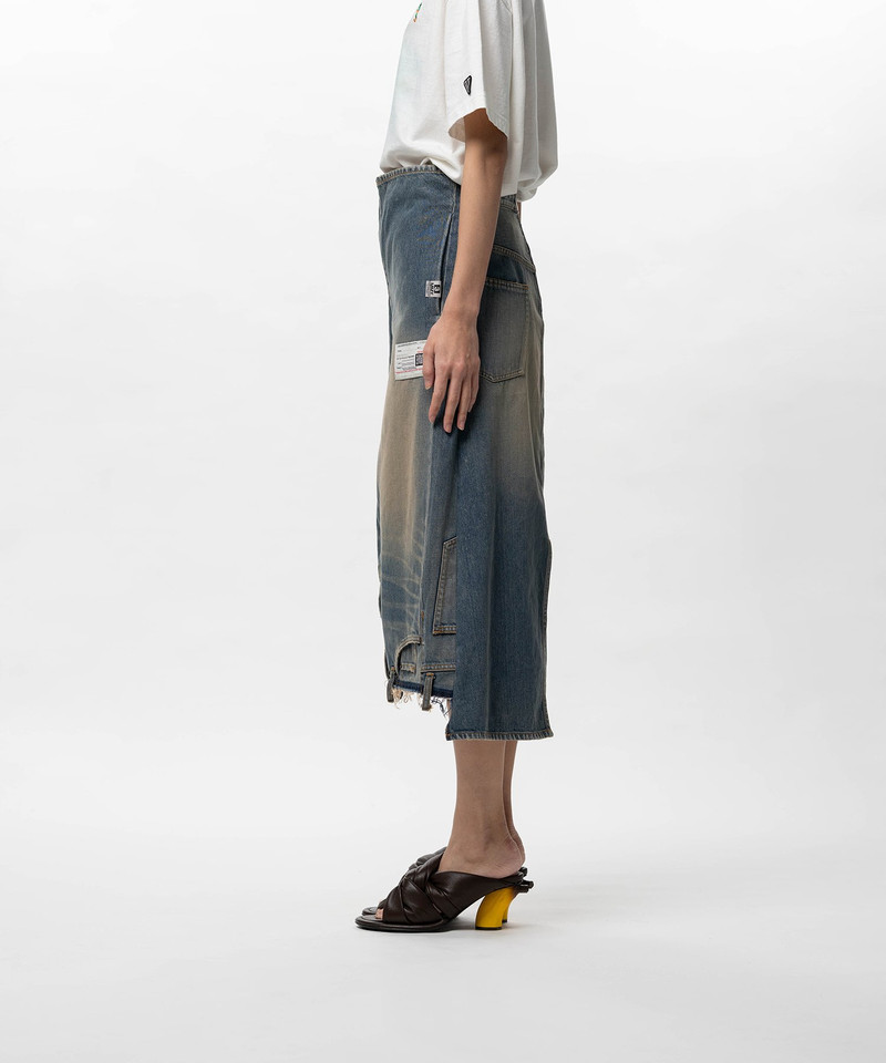 Reversed Denim Skirt 11