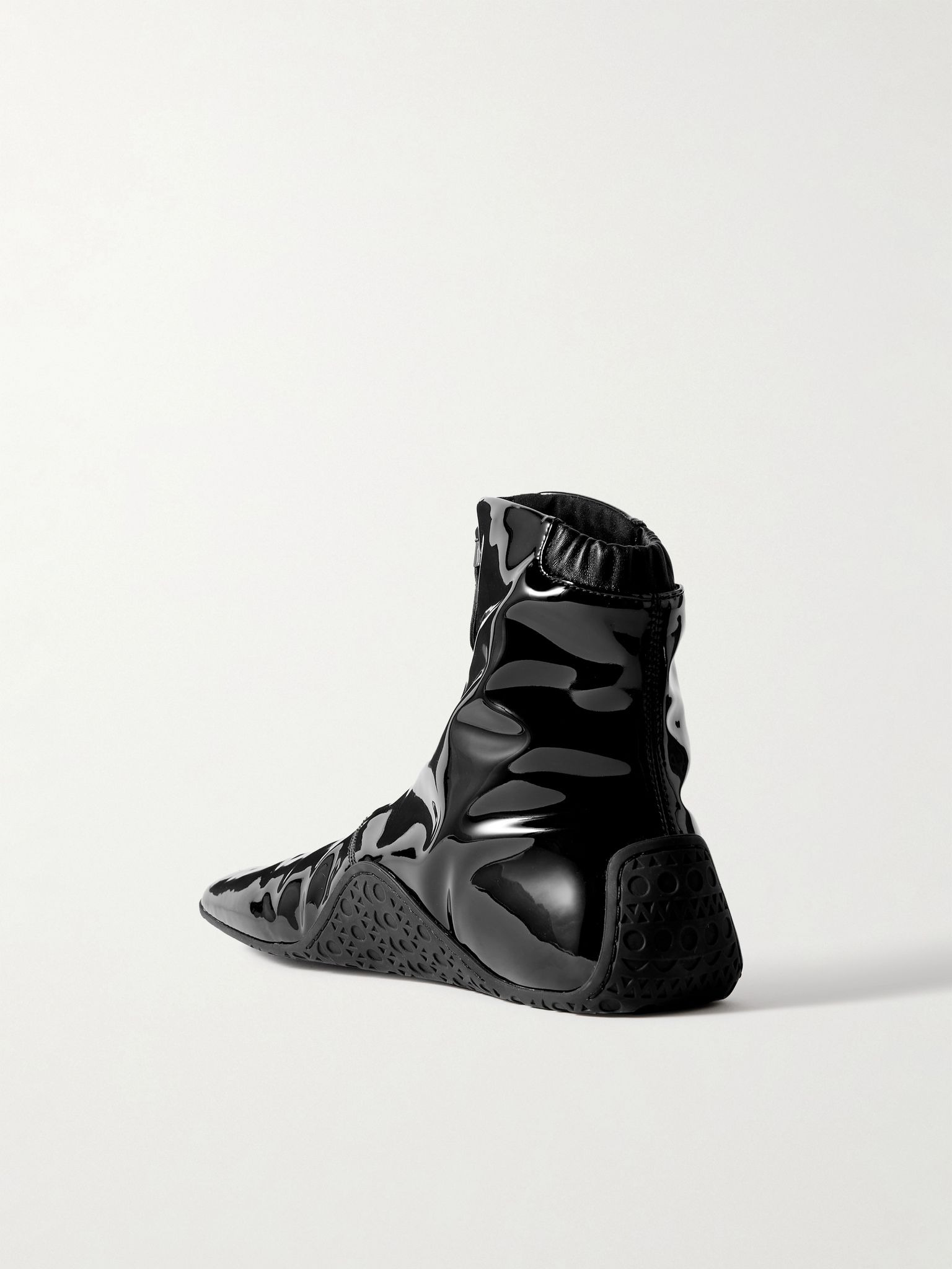 Glossed ankle boots Black - 3