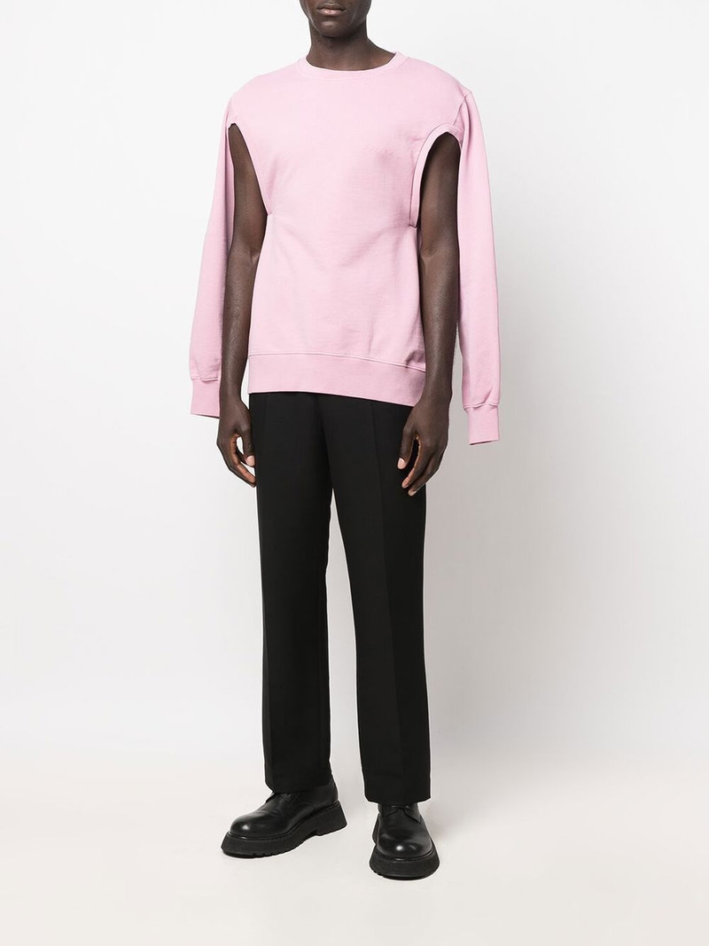 cut-out organic cotton sweatshirt 5