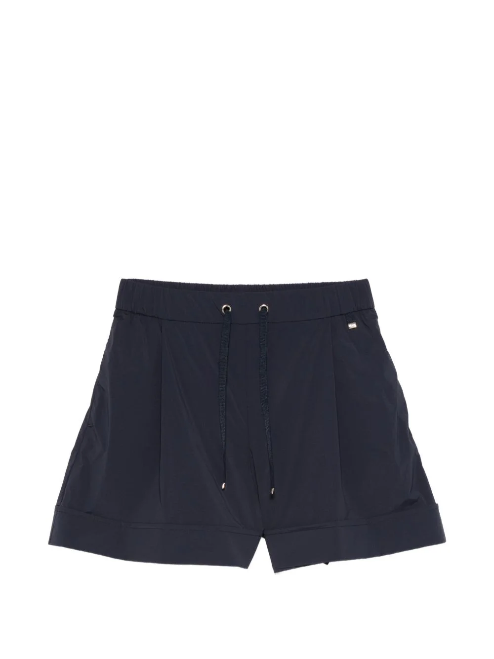 drawstring-waistband shorts - 1