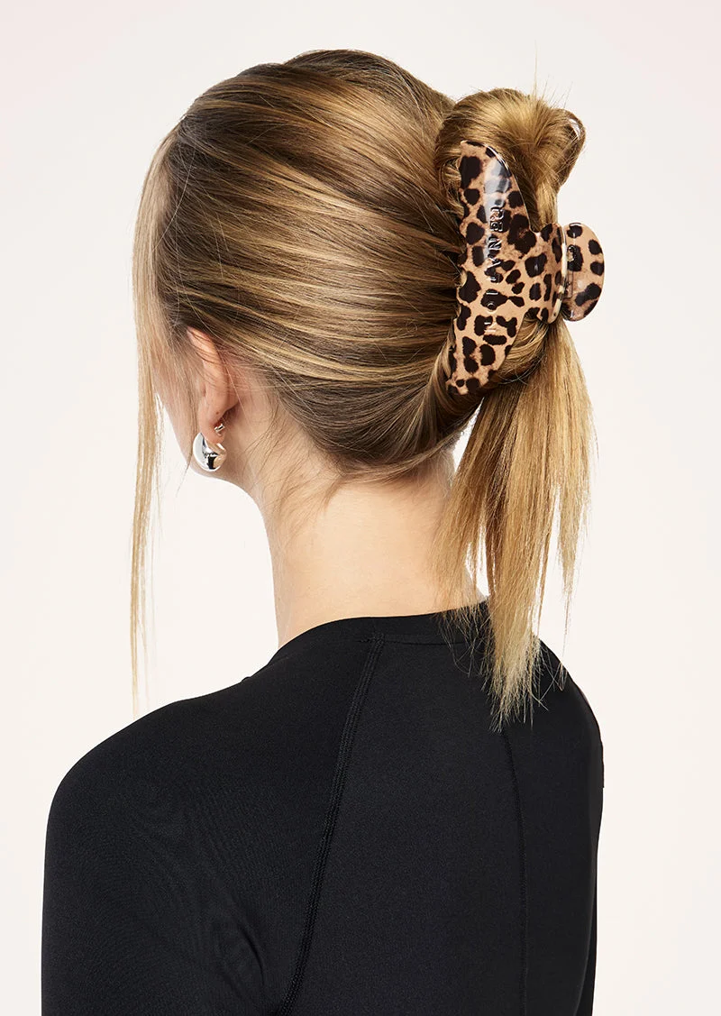 HAIR CLIP IN LEOPARD PRINT - 1