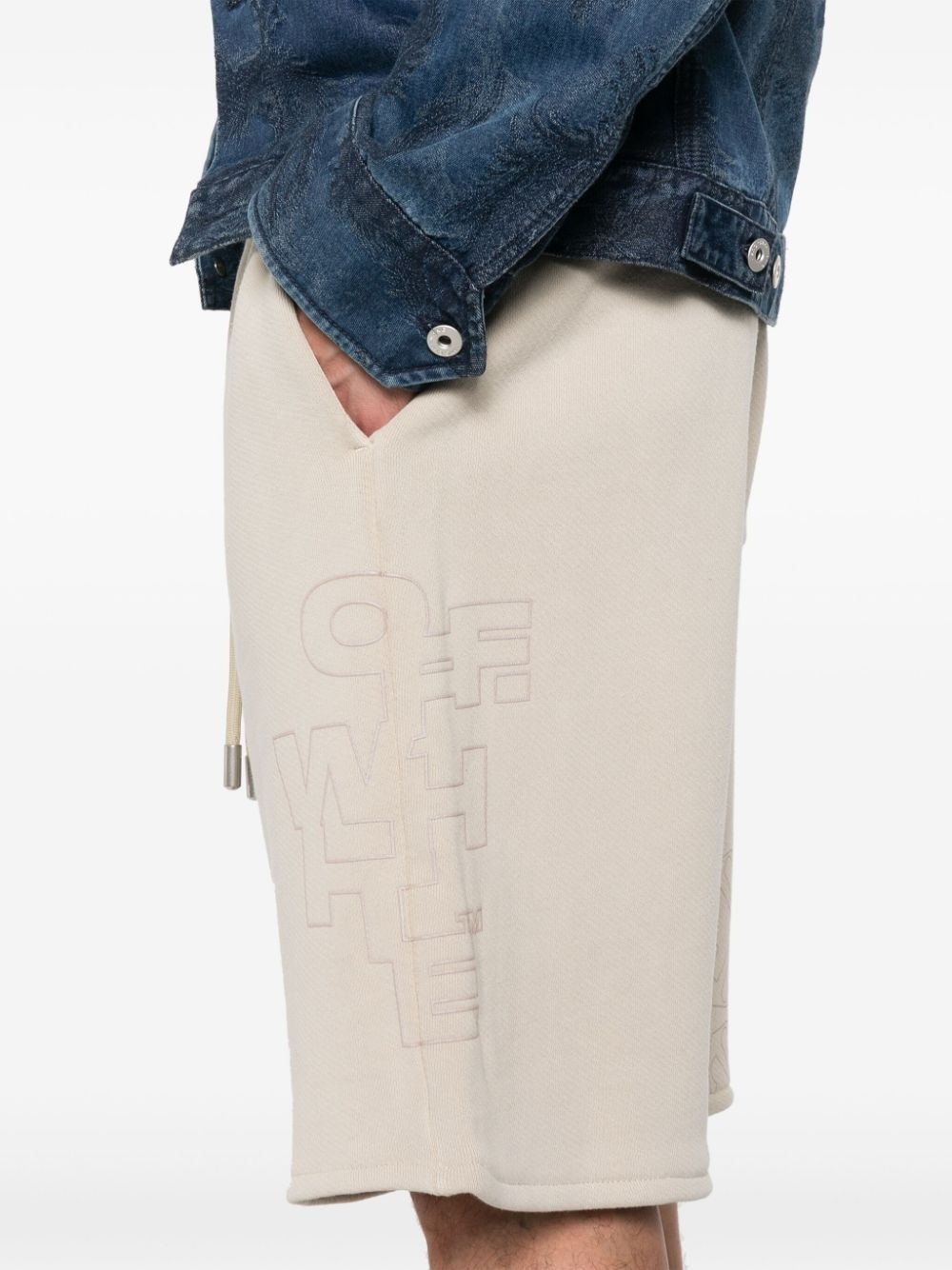 Arrows-motif track shorts - 5