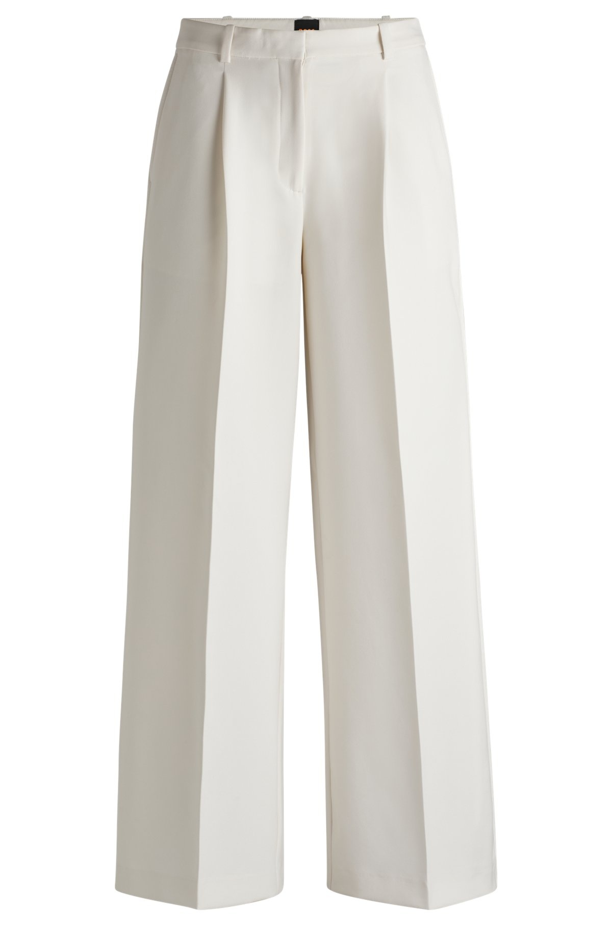 BOOT-LEG TROUSERS IN STRETCH FABRIC - 1