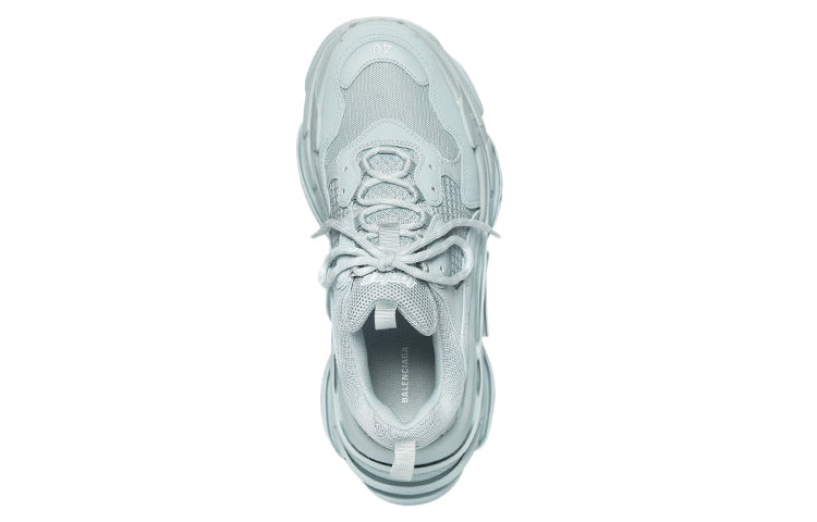 (WMNS) Balenciaga Triple S Sneakers 'Pale Blue Double Foam and Mesh' 524039W2FW14700 - 4