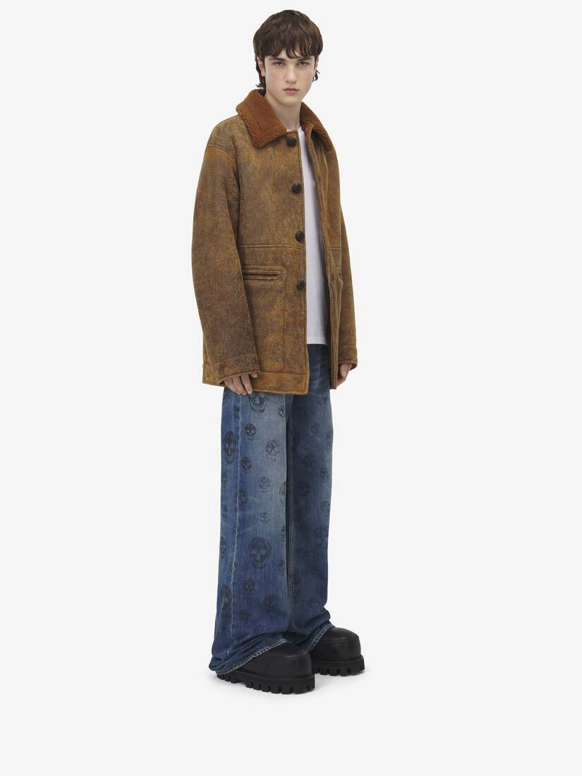 Shearling Peacoat - 4