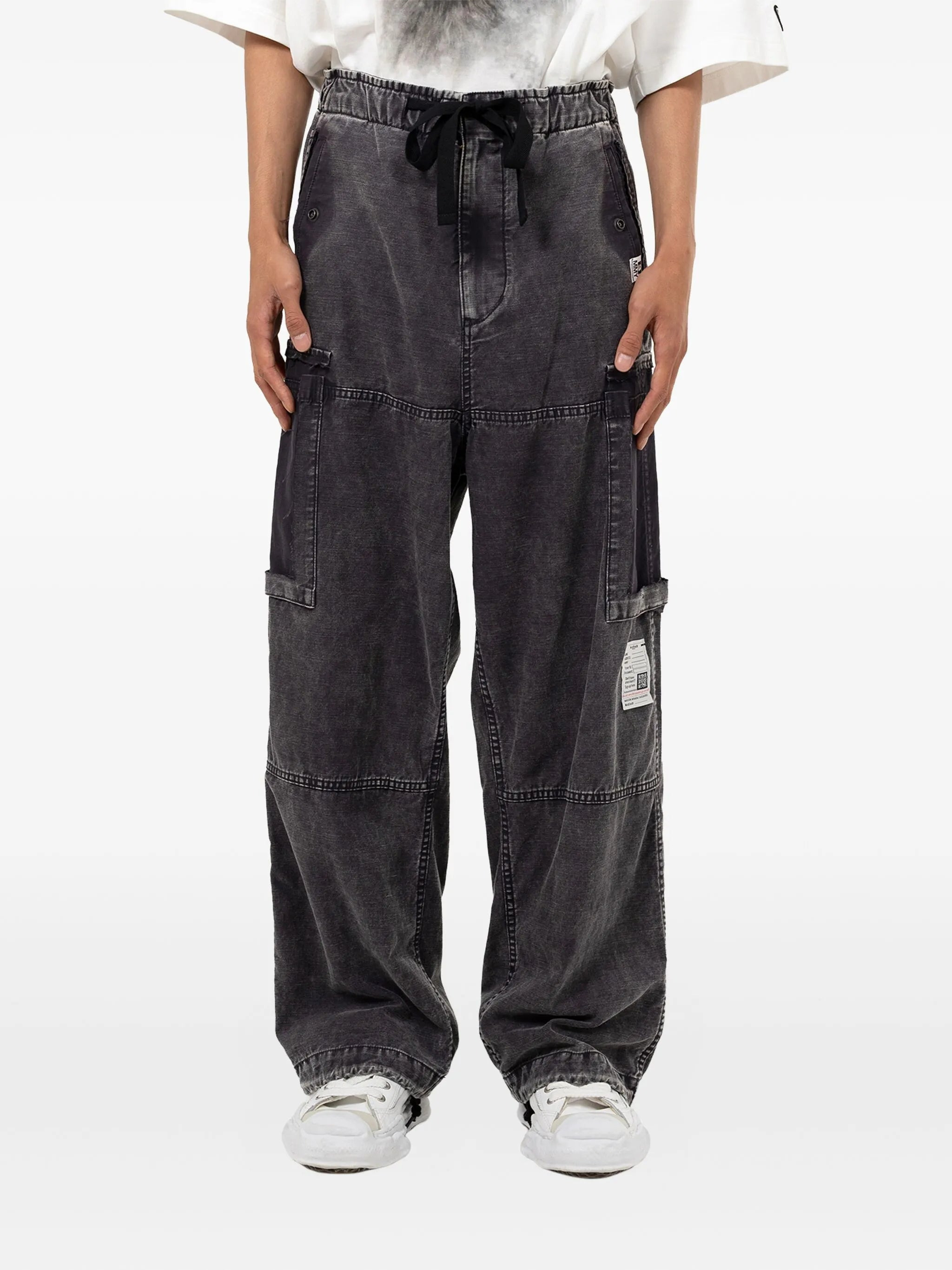 Maison Mihara Yasuhiro Panelled Drawstring Jeans - 2