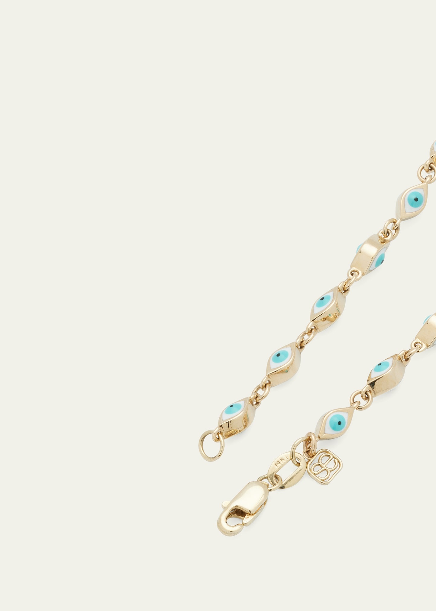 Mini Enamel Evil Eye Eternity Bracelet - 4