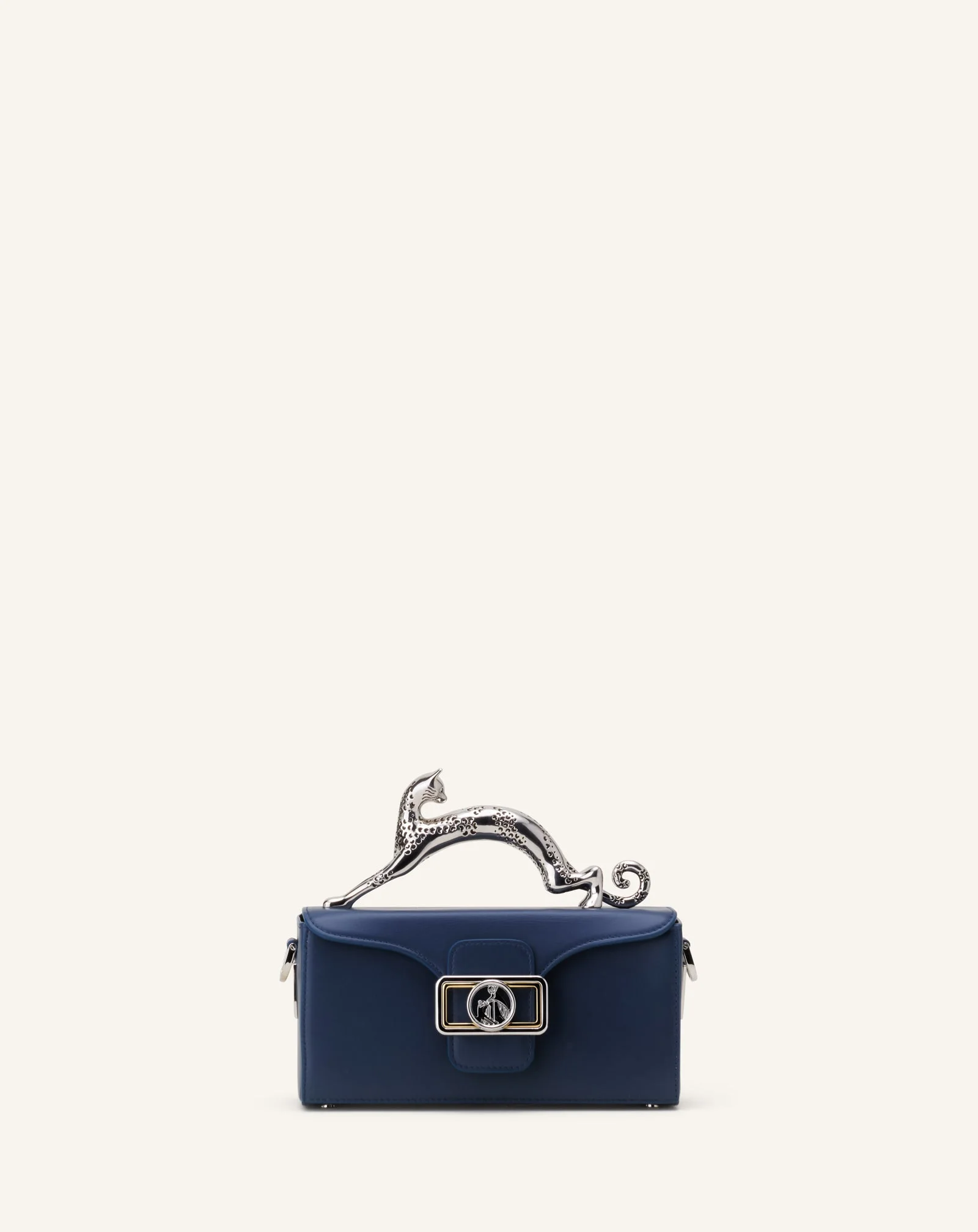 PENCIL CAT NANO BAG IN LEATHER - 1
