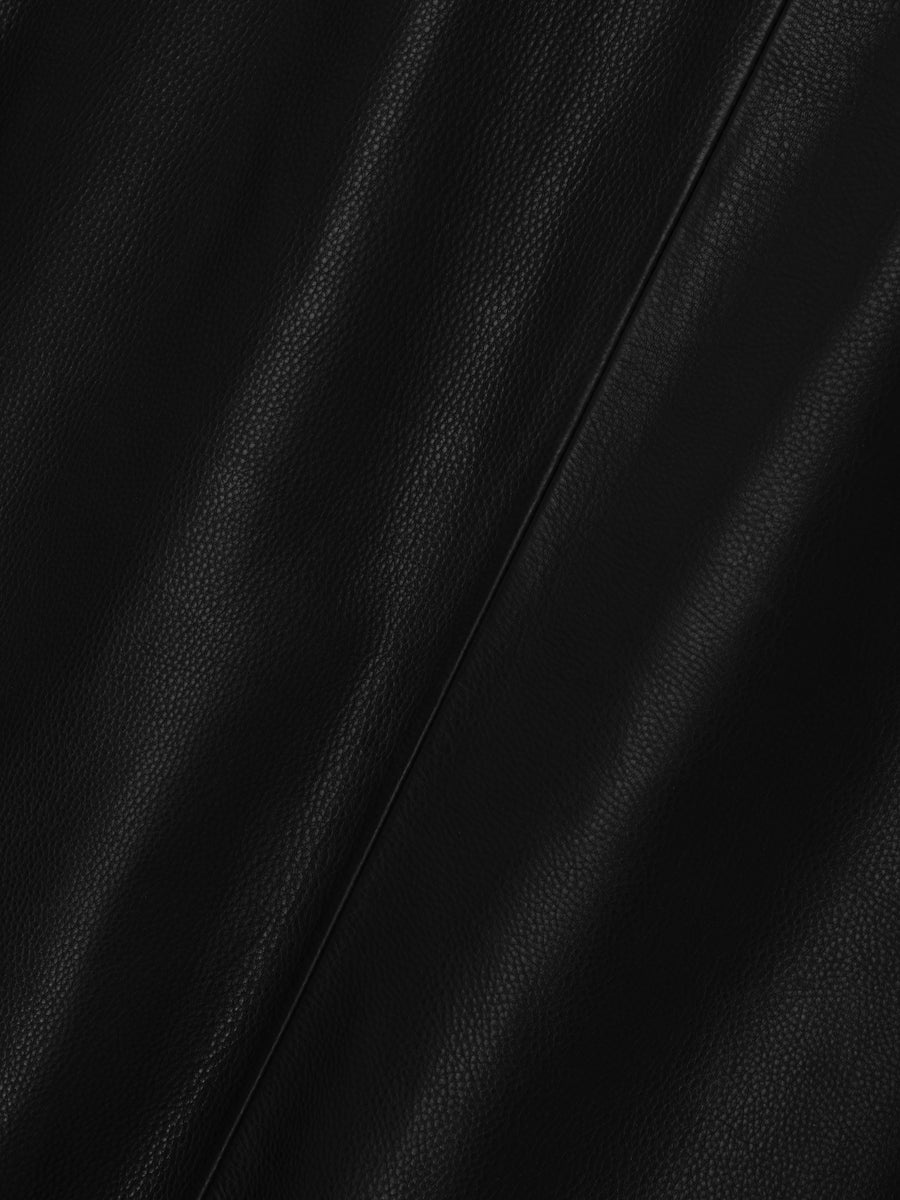 Leather Relaxed Blazer - 7