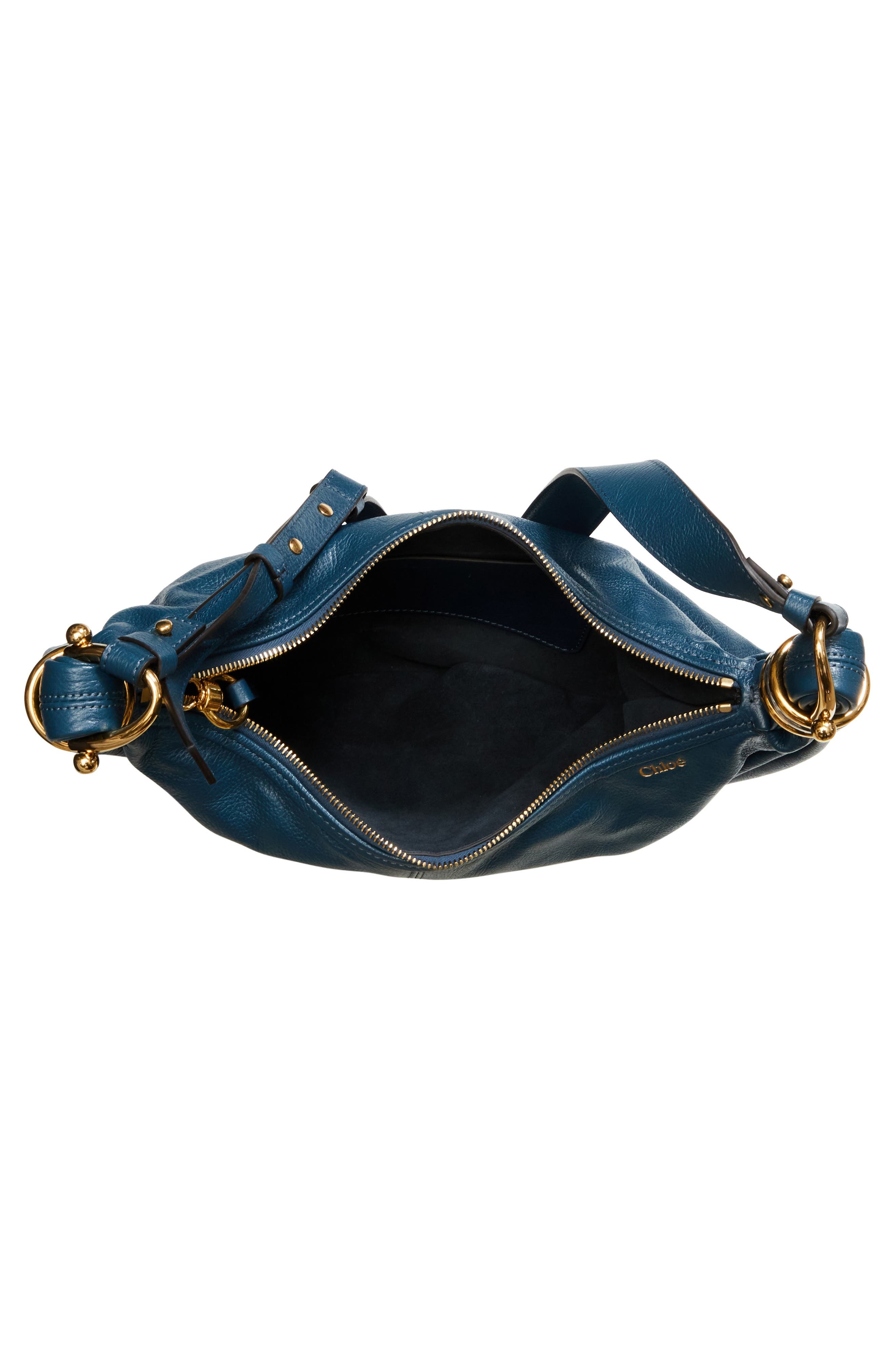 Chloé Small Bracelet Hobo Bag in Tapestry Blue at Nordstrom - 5