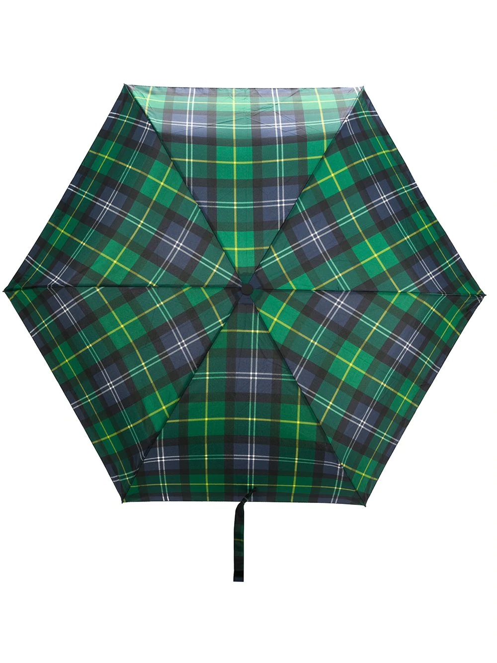 tartan print mini umbrella - 1