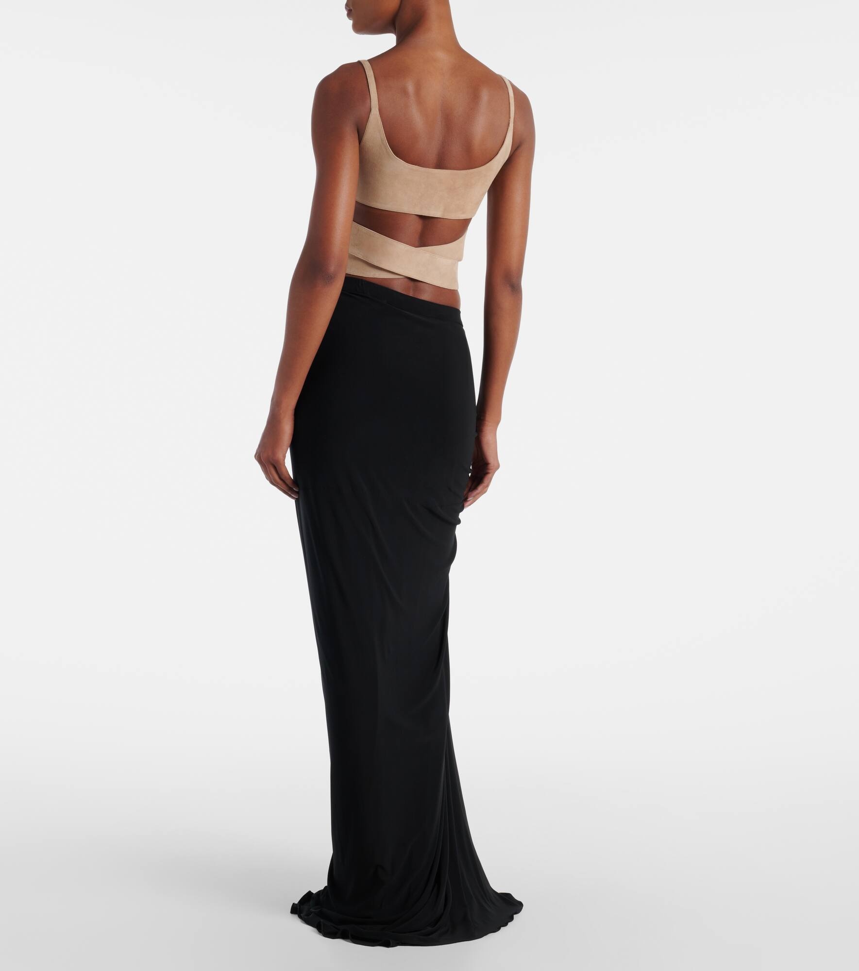 Suede wrap top - 3