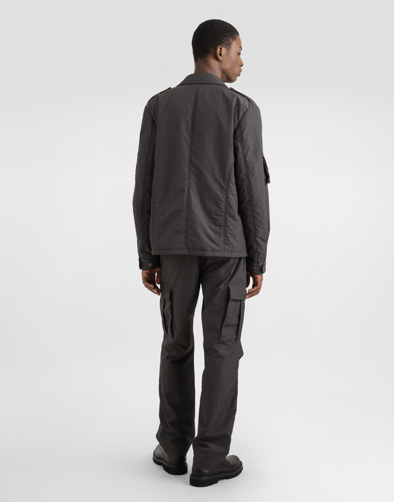 Technical fabric jacket with tag 3