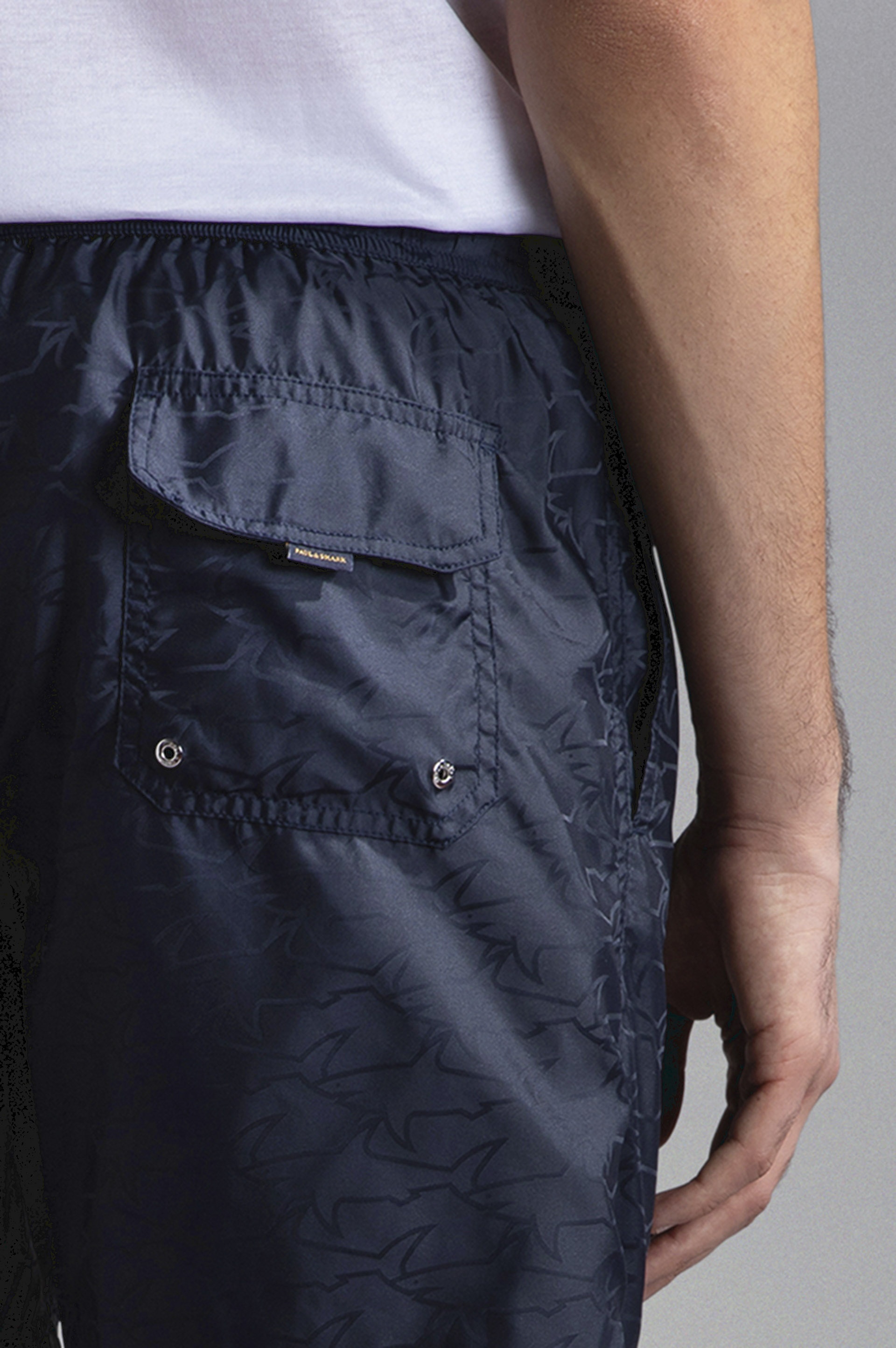 SWIM SHORTS WITH SHARK PRINT - 4