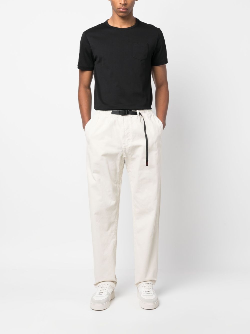 belted loose-fit trousers - 2