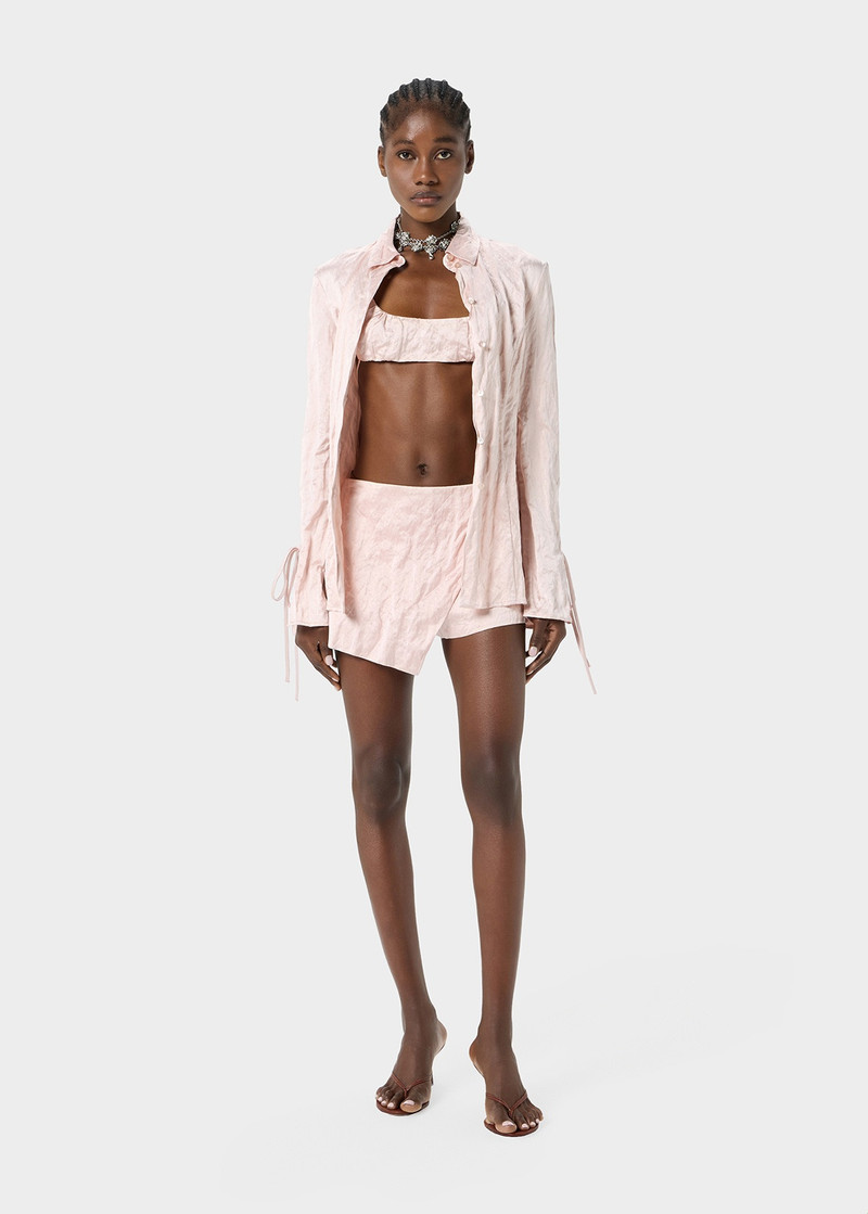 Blumarine CRINKLED SATIN SHIRT outlook