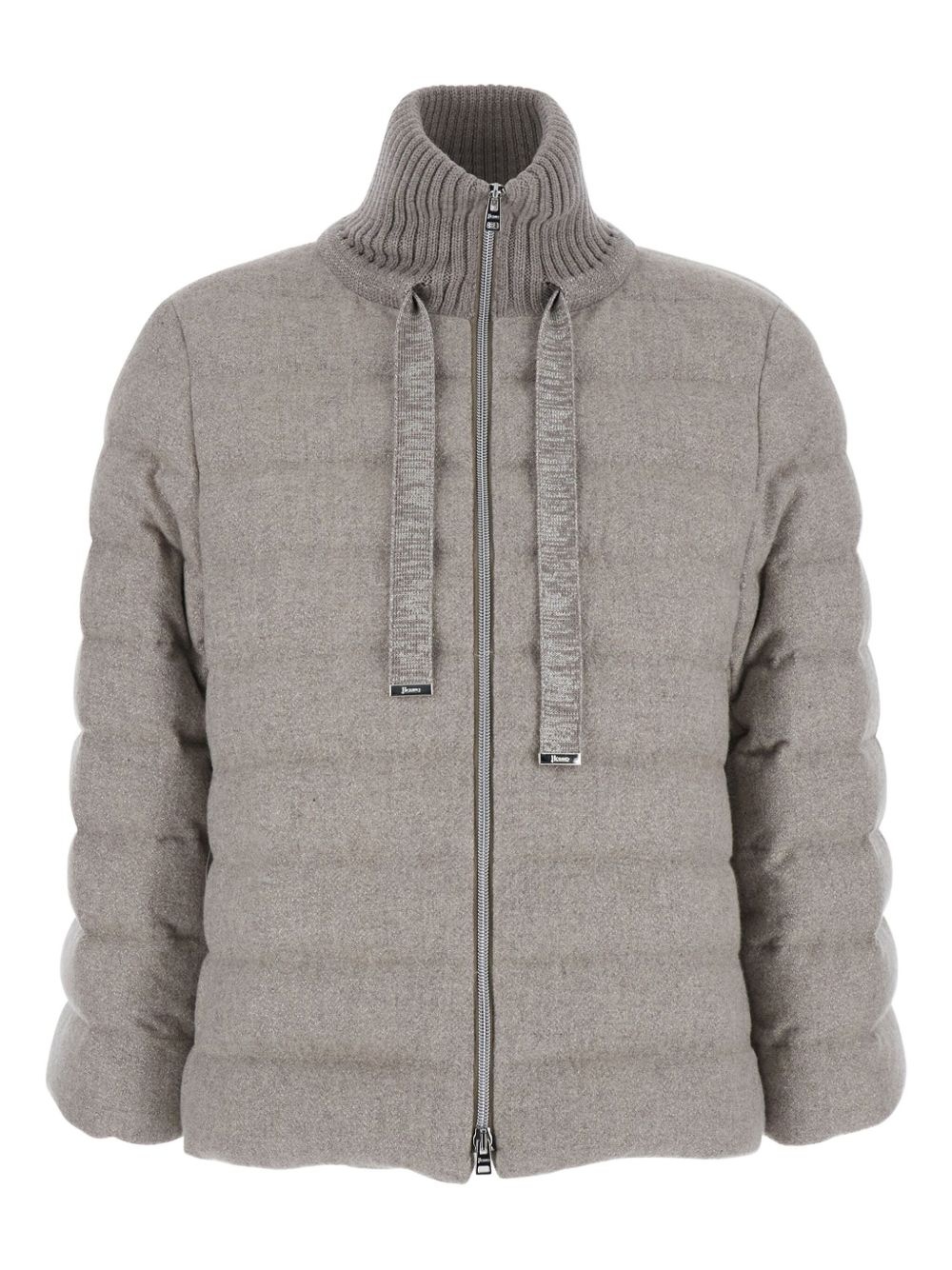 quilted high-neck jacket - 4