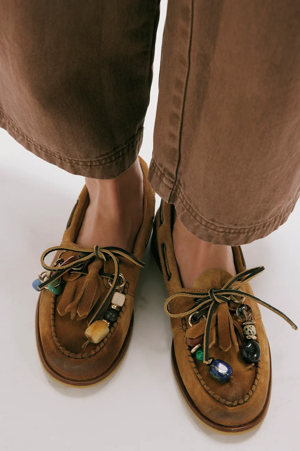 Stone Shoe Charm - 1
