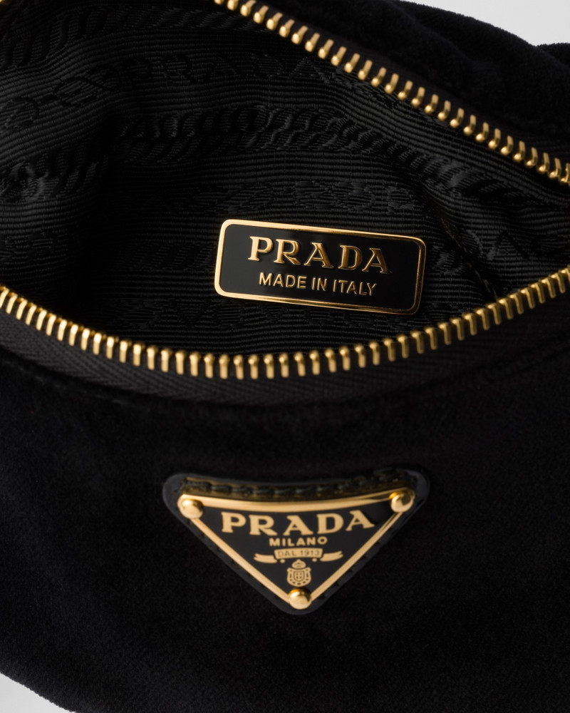 Prada Velvet mini-pouch outlook
