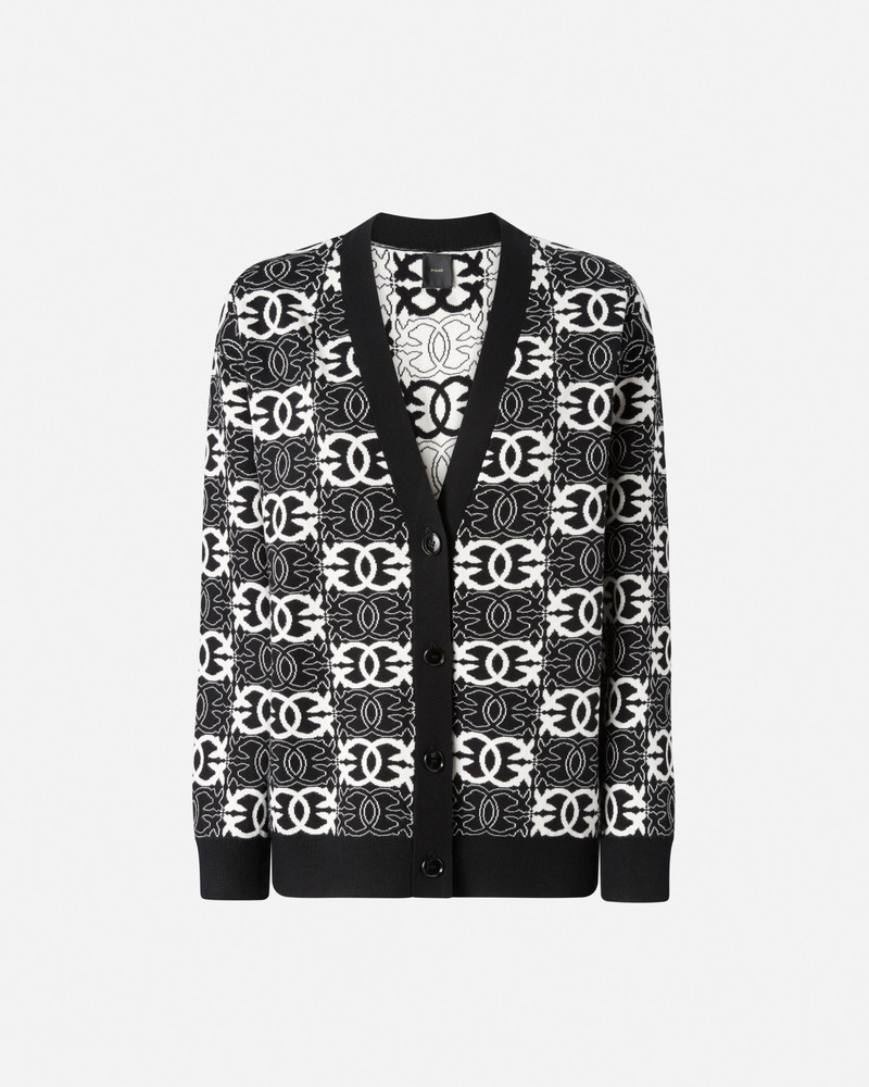 CARDIGAN WITH LOVE BIRDS LOGO 1