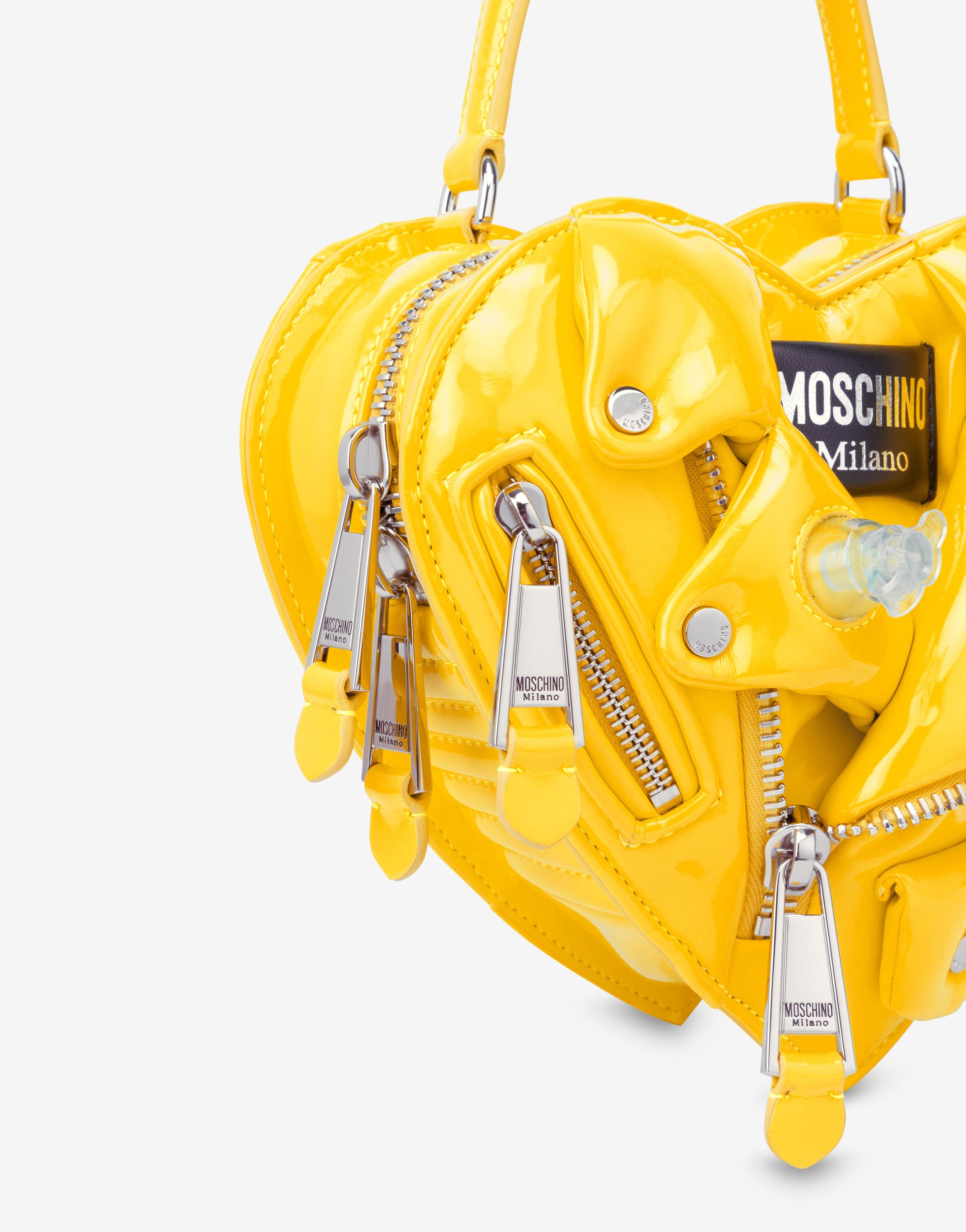 INFLATABLE EFFECT HEART BIKER BAG - 4
