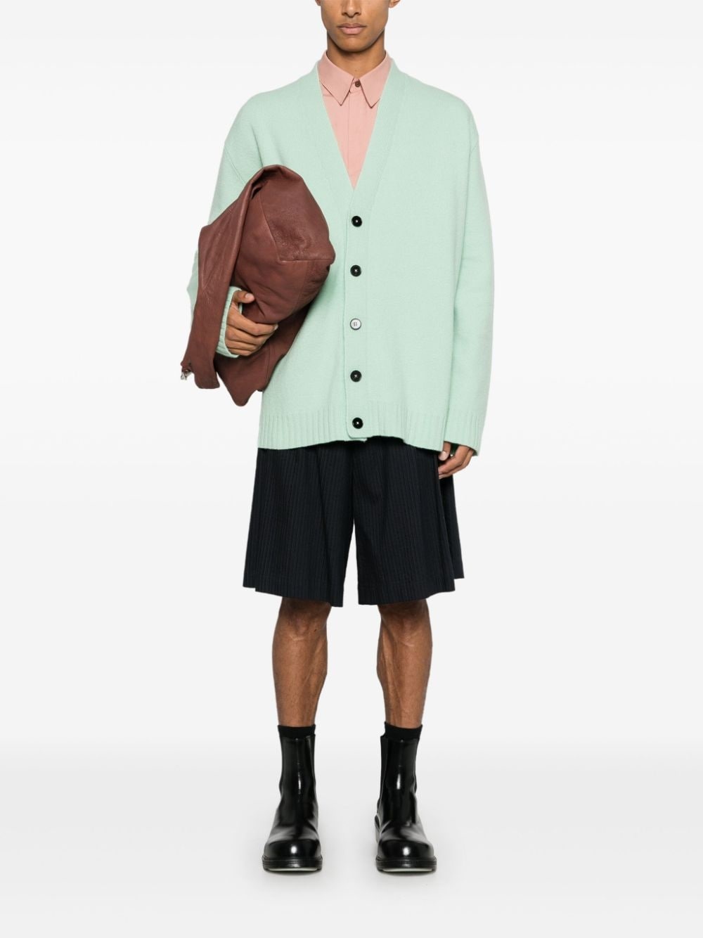 wool cardigan - 2