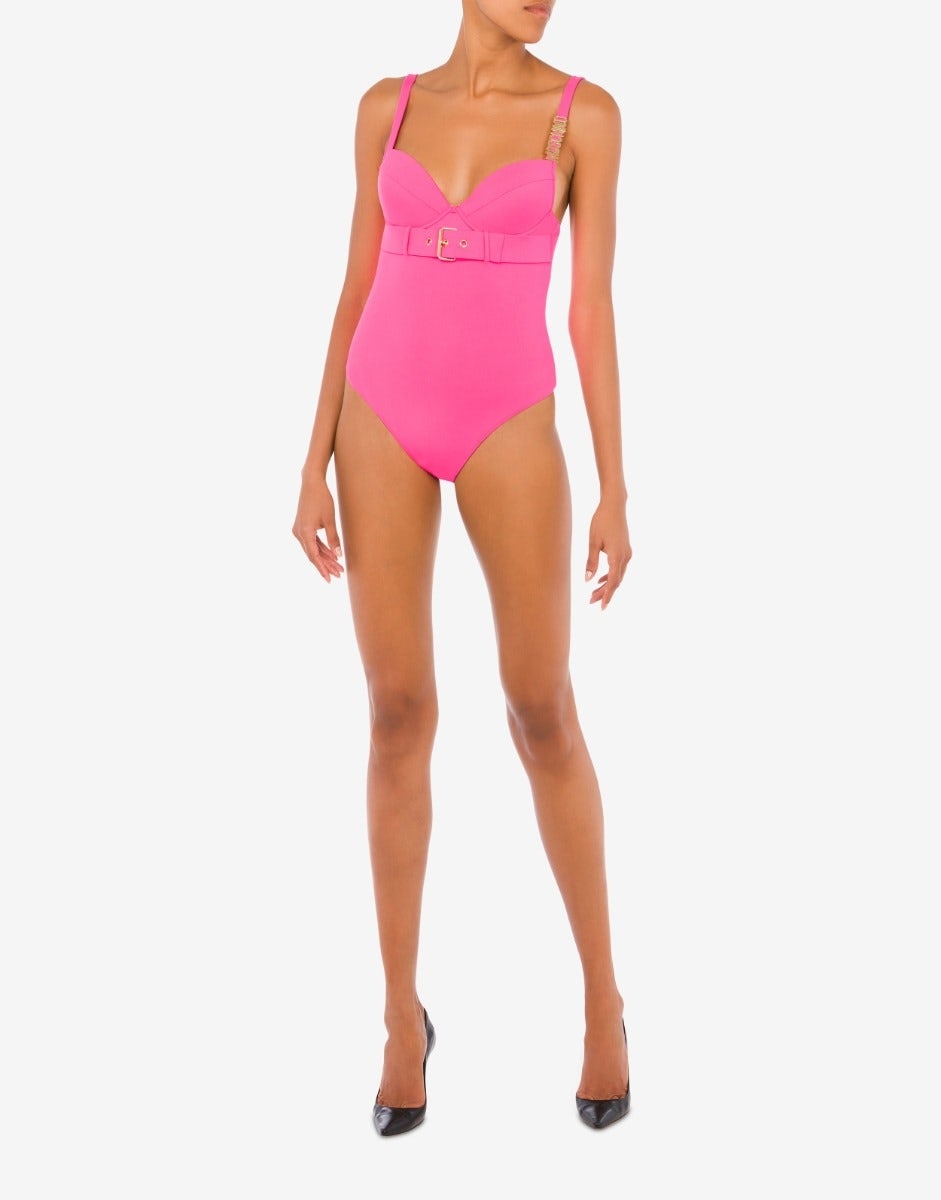 GOLD BUCKLE SWIMSUIT - 5