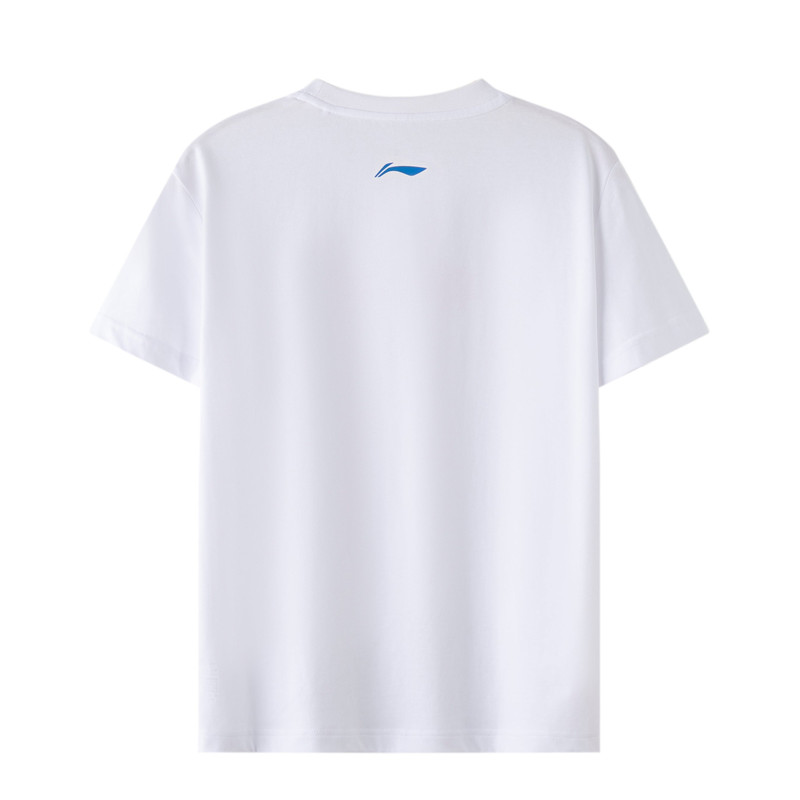 Li-Ning Li-Ning Table Tennis Graphic T-shirt 'White' ATST031-2 outlook