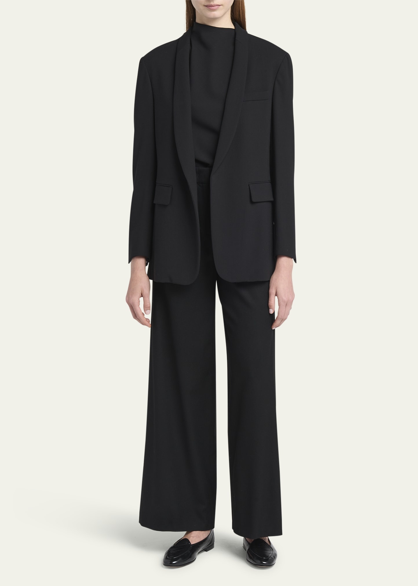 Stretch Wool Relaxed Blazer - 2