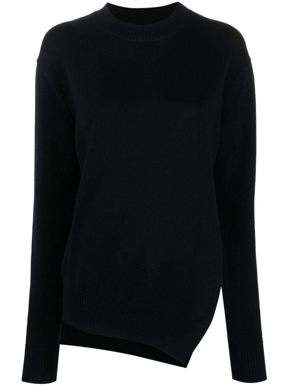 Shiso asymmetric-hem jumper - 1