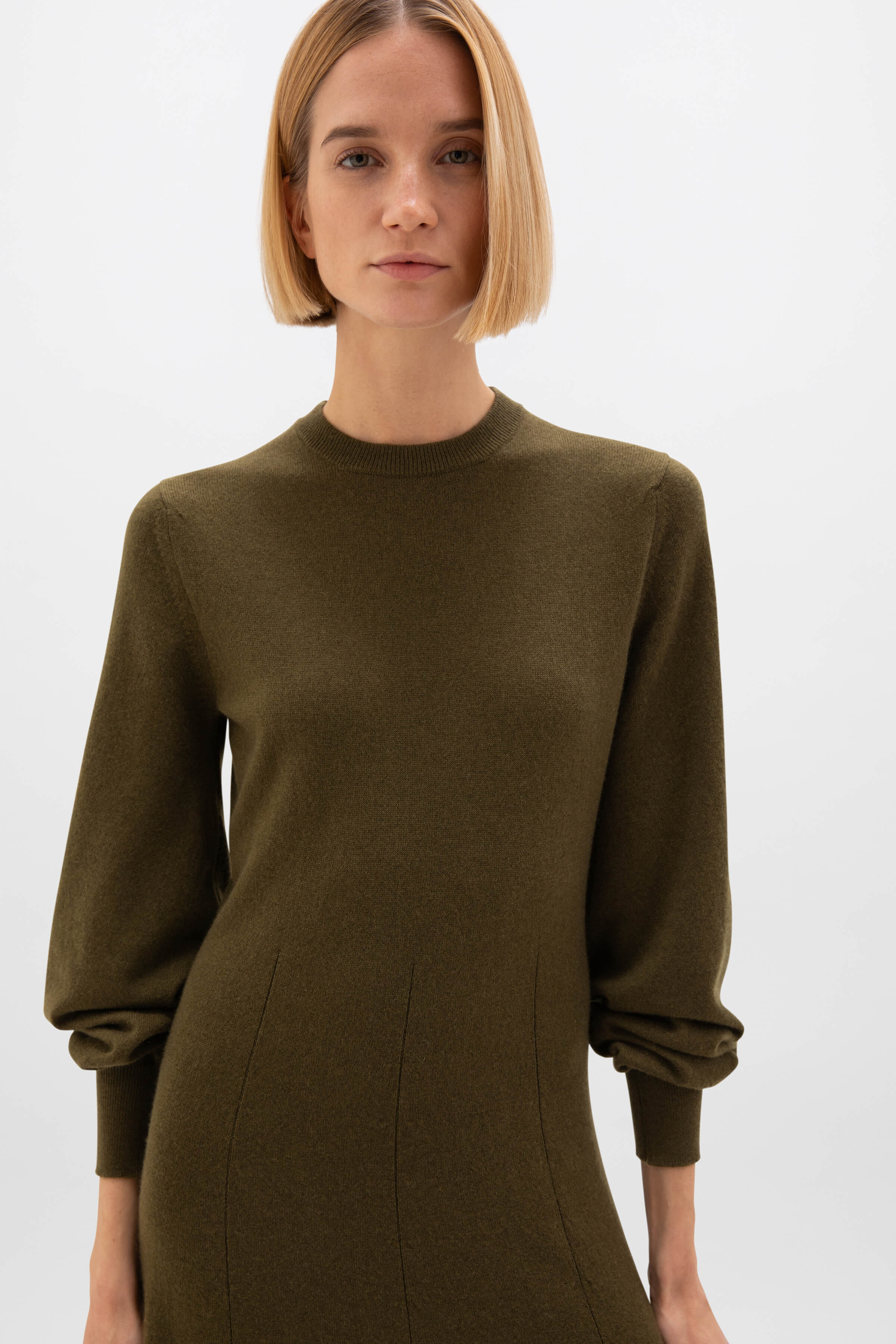 Fit & Flare Cashmere Dress - 2