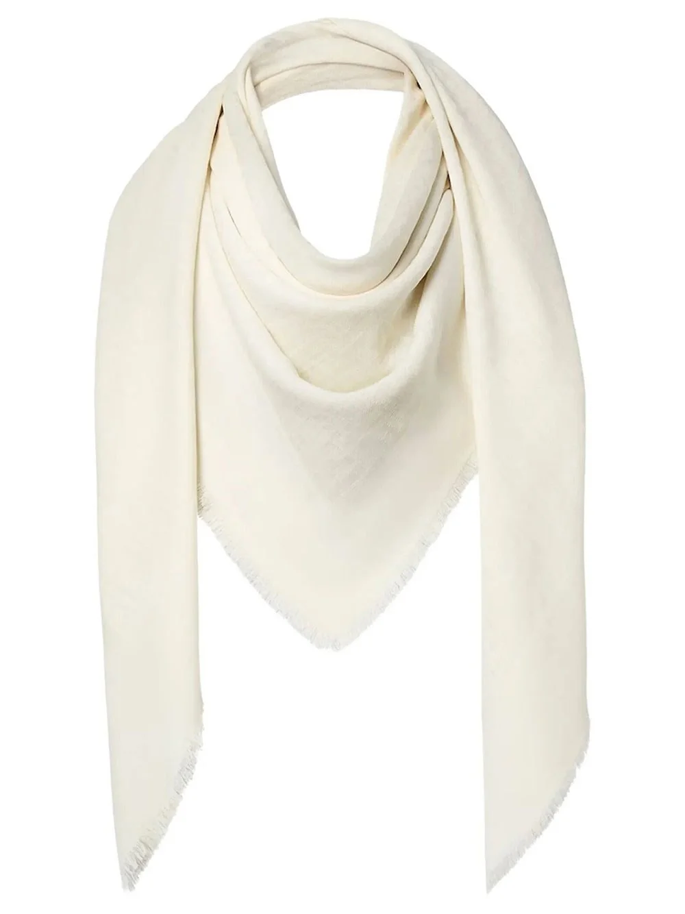 SHAWL IN WOOL, SILK AND CASHMERE - 1