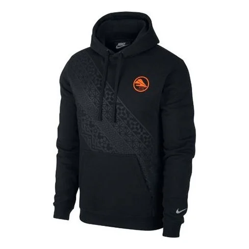 Men's Nike Club Twill Printing Pullover Black CT5228-010 - 1