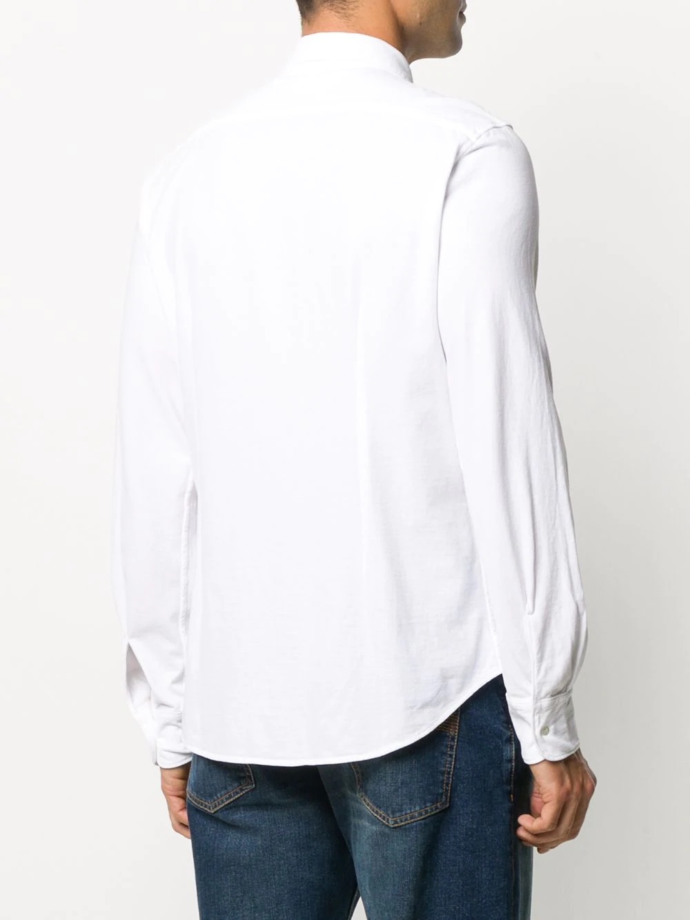 cutaway-collar pocket shirt - 4