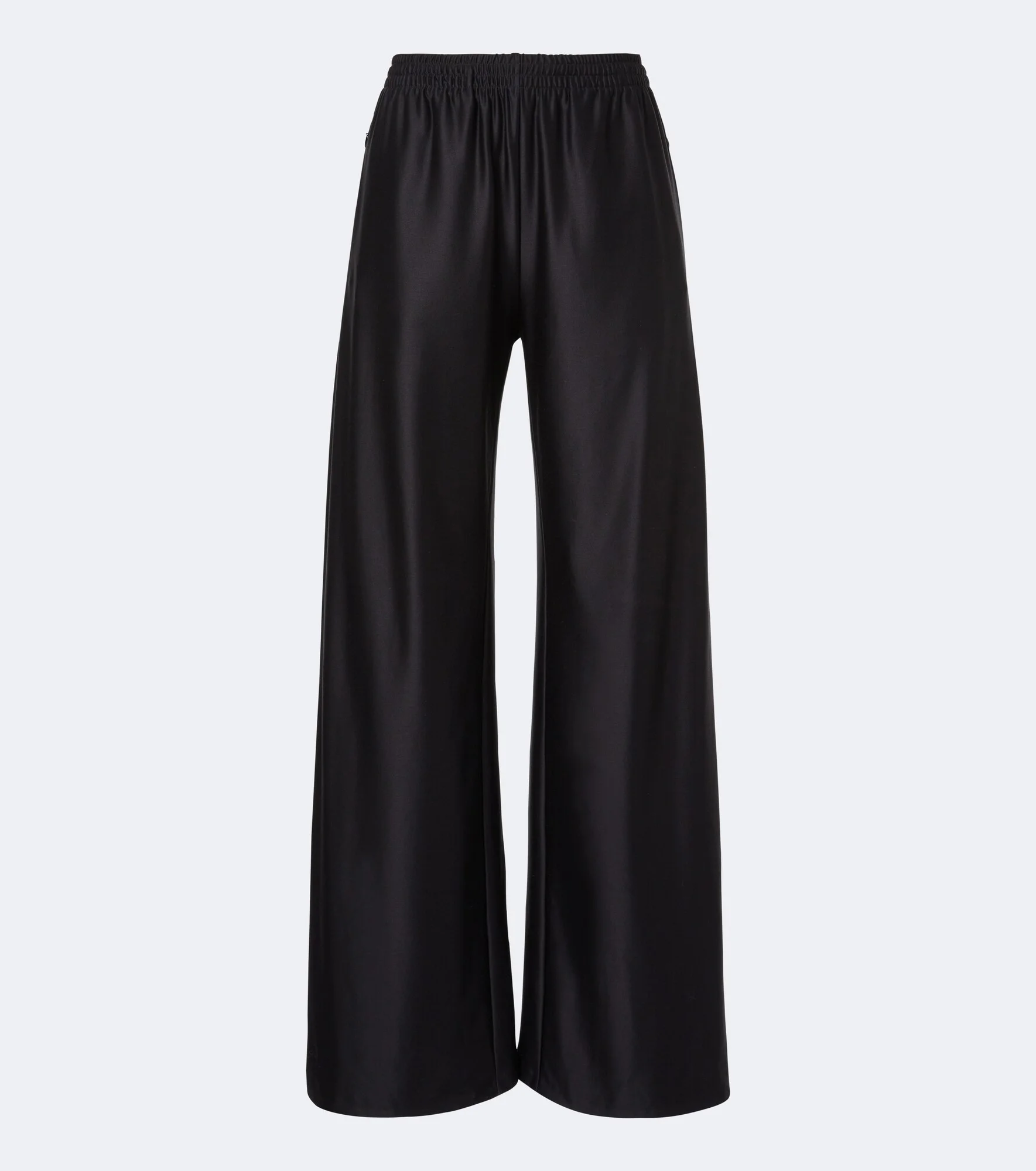 Silk-blend jersey wide-leg pants - 1