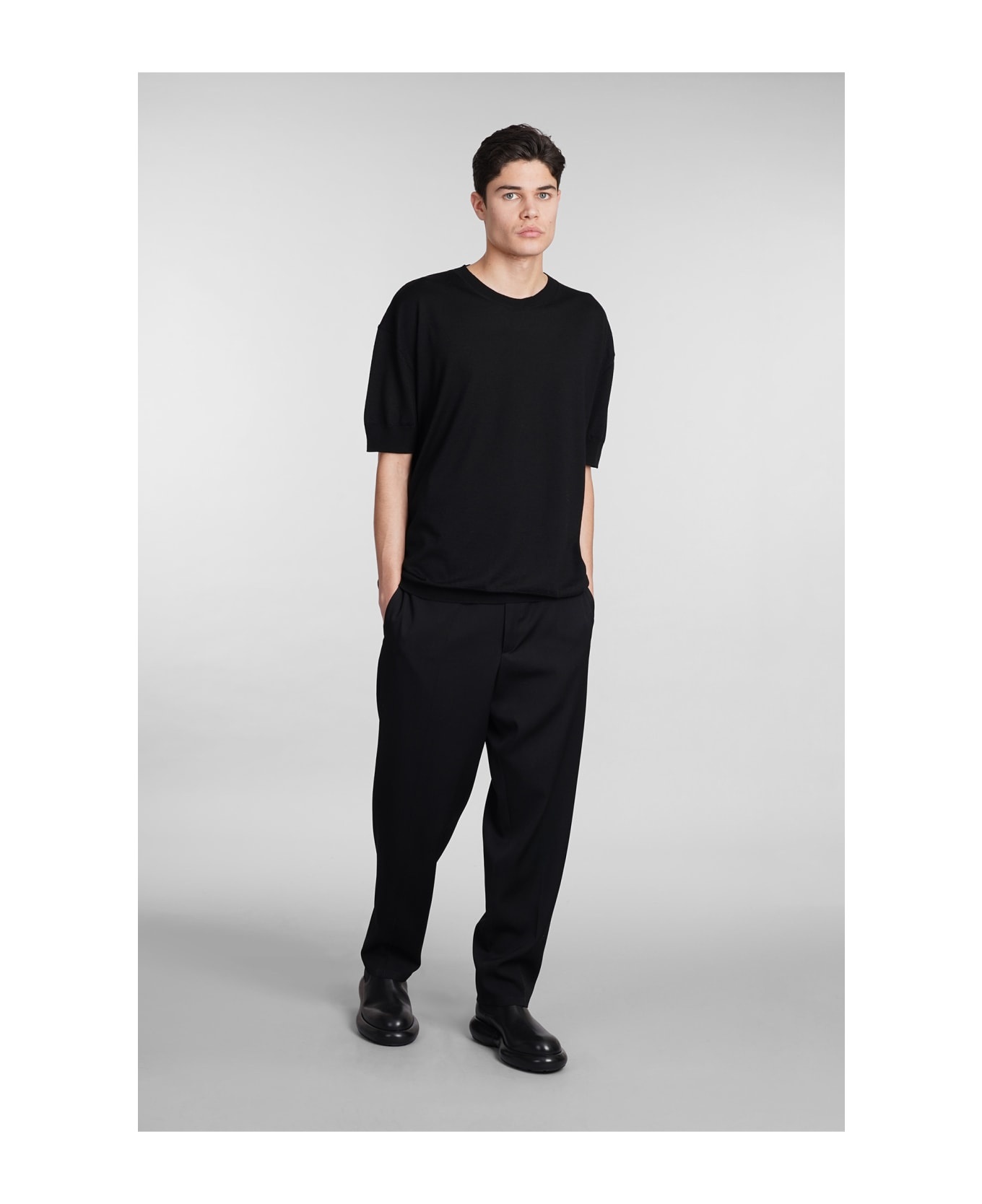 Knitwear In Black Wool - 2