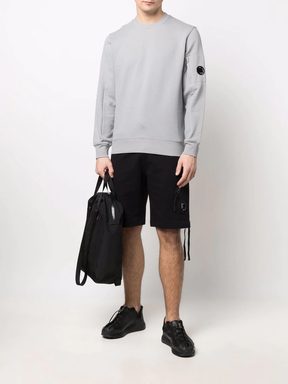 zip-pocket track shorts - 2