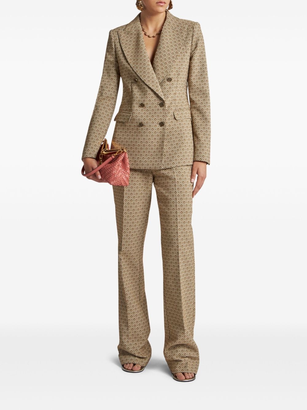 jacquard blazer - 2