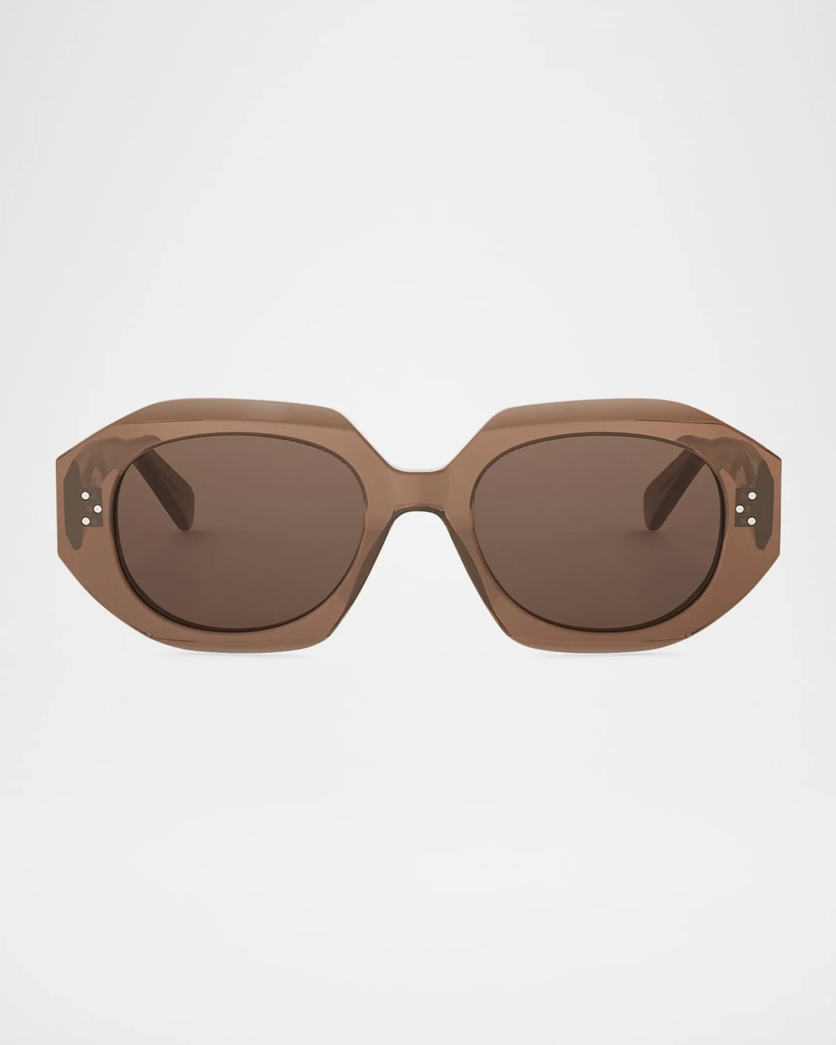 3 Dot Geometric Square Sunglasses - 1