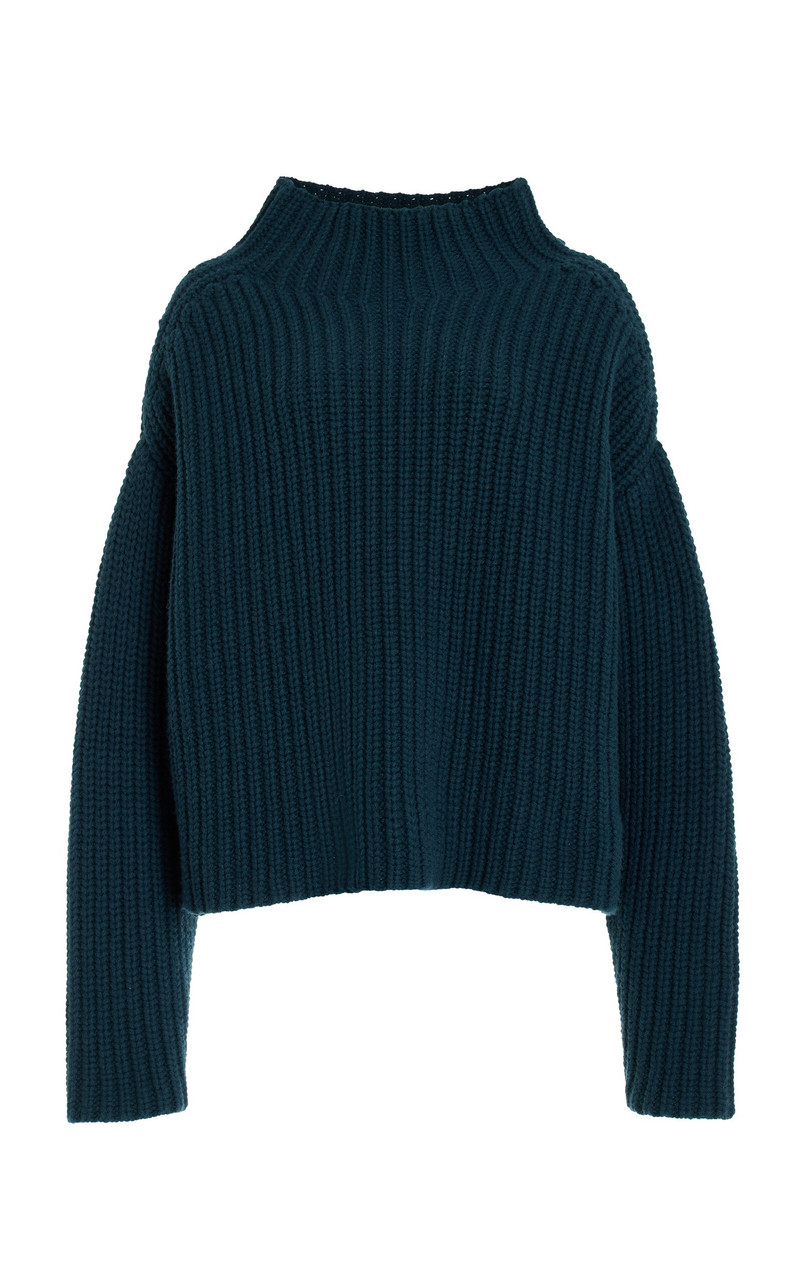 Isabella Wool-Cashmere Sweater blue - 1