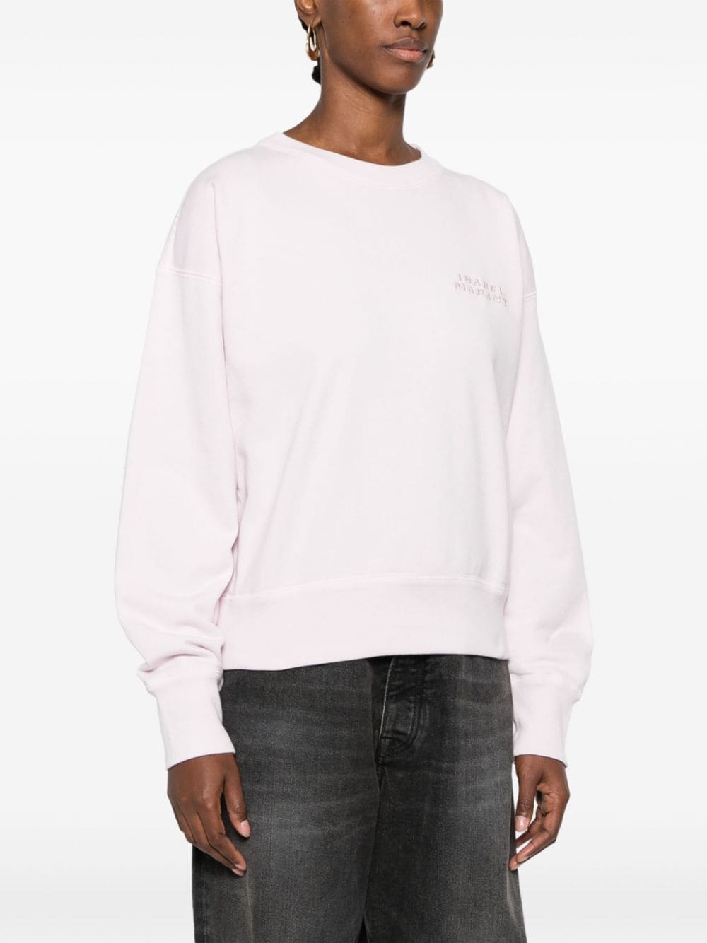 Shad logo-embroidered cotton blend sweatshirt - 3