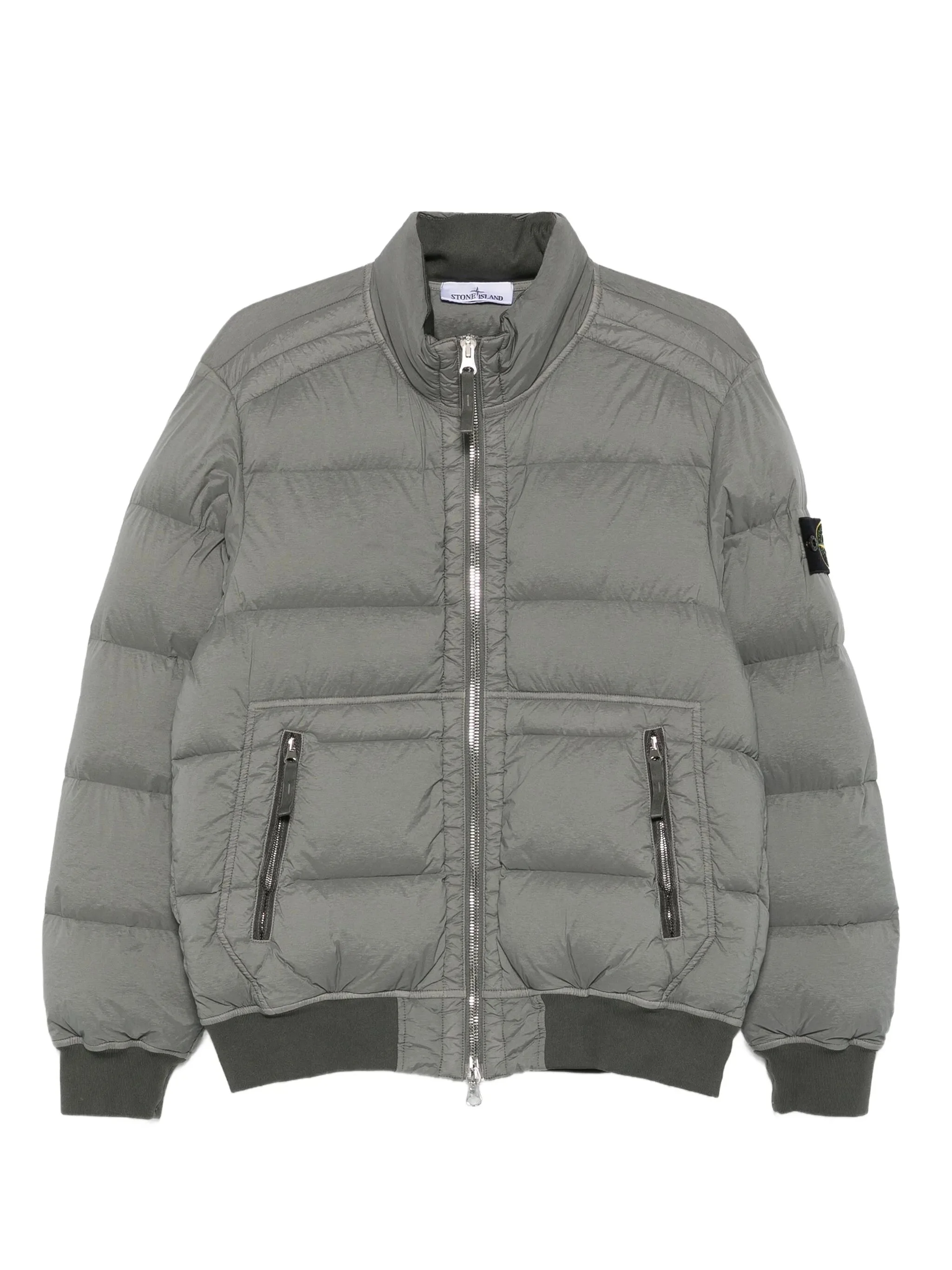 Stone Island Quilted Zip-front Jacket - 1