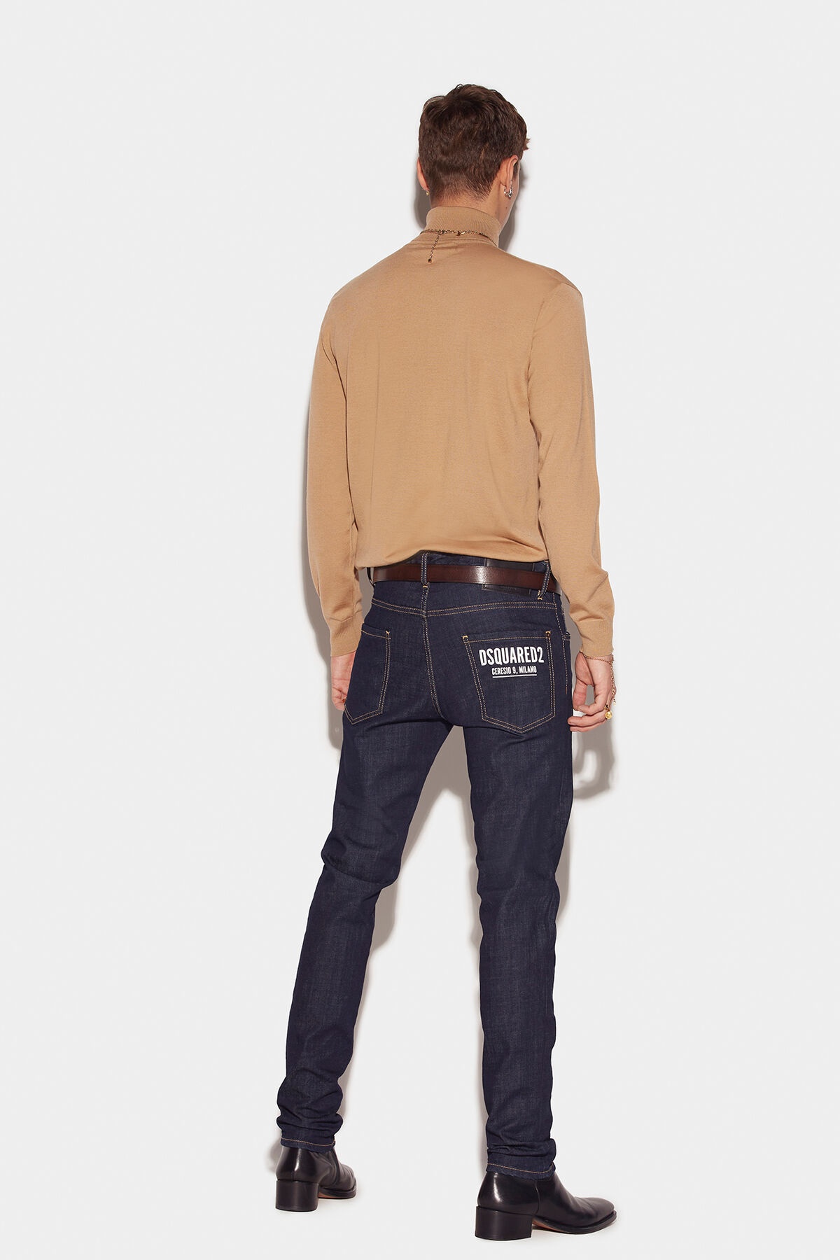DARK RINSE WASH COOL GUY JEANS - 2